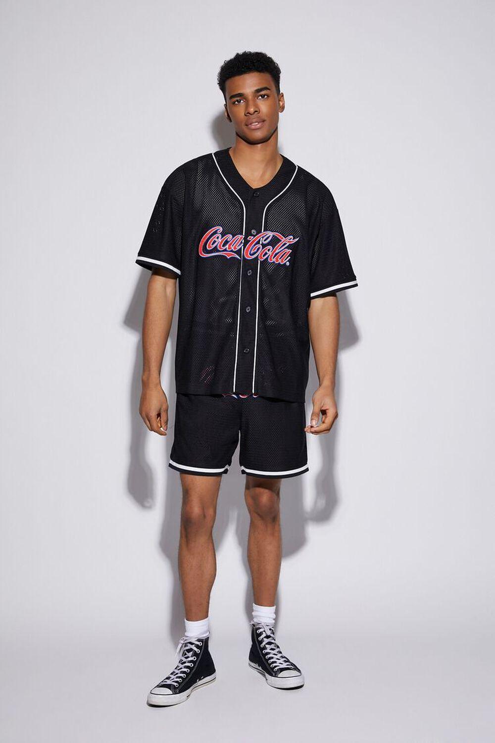 Embroidered Coca-Cola Applique Baseball Jersey | Forever 21 Product Image