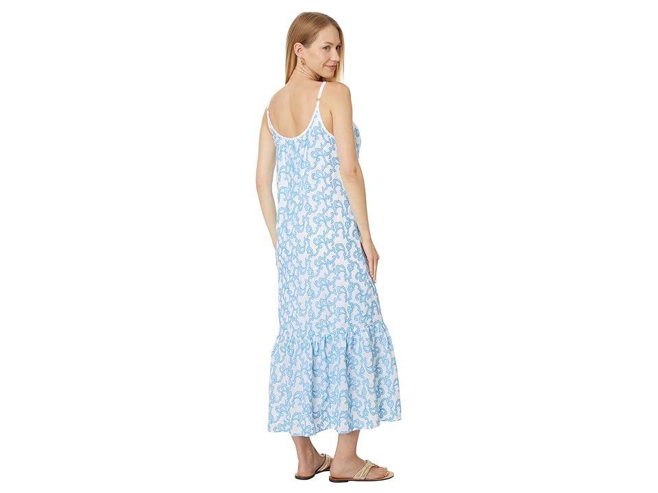 Lilly Pulitzer Amerie Embroidered Cotton (Lunar Flamingle Embroidered Cotton) Women's Dress Product Image