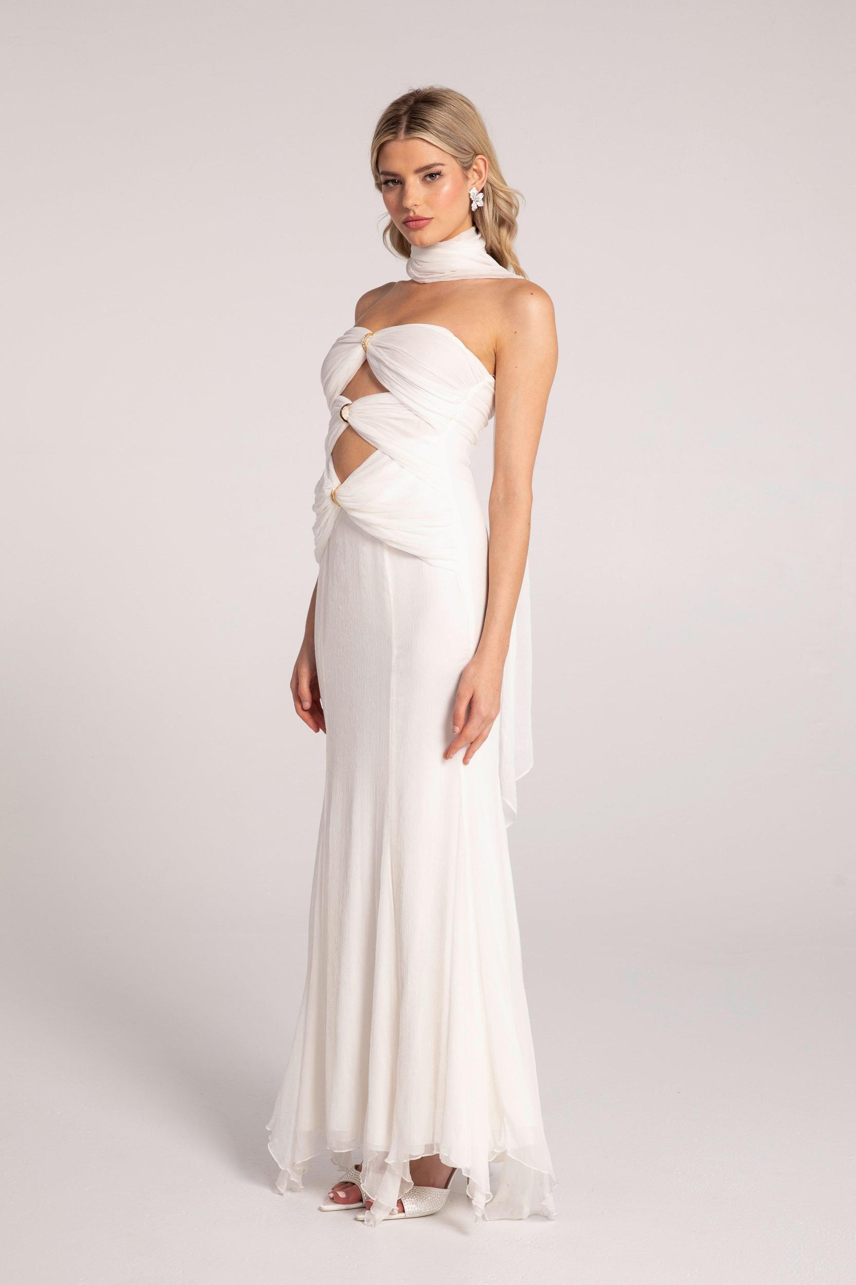 Cassandra Dress (White) Product Image