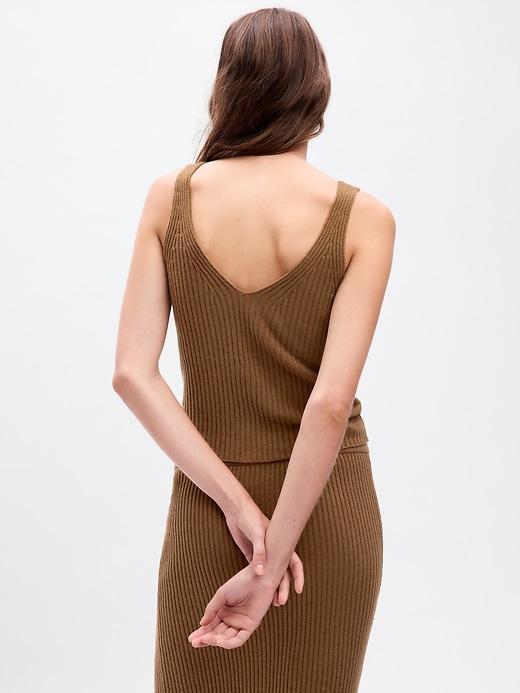 CashSoft Rib Tank Top Product Image