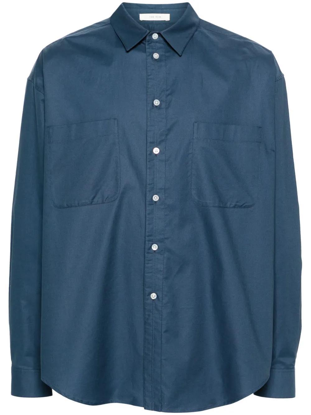 THE ROW Este Shirt In Blau Product Image