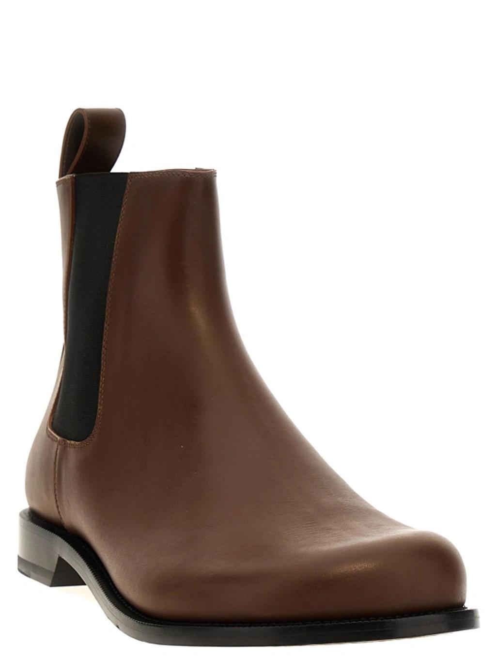 LOEWE Chelsea Boots In Brown Product Image