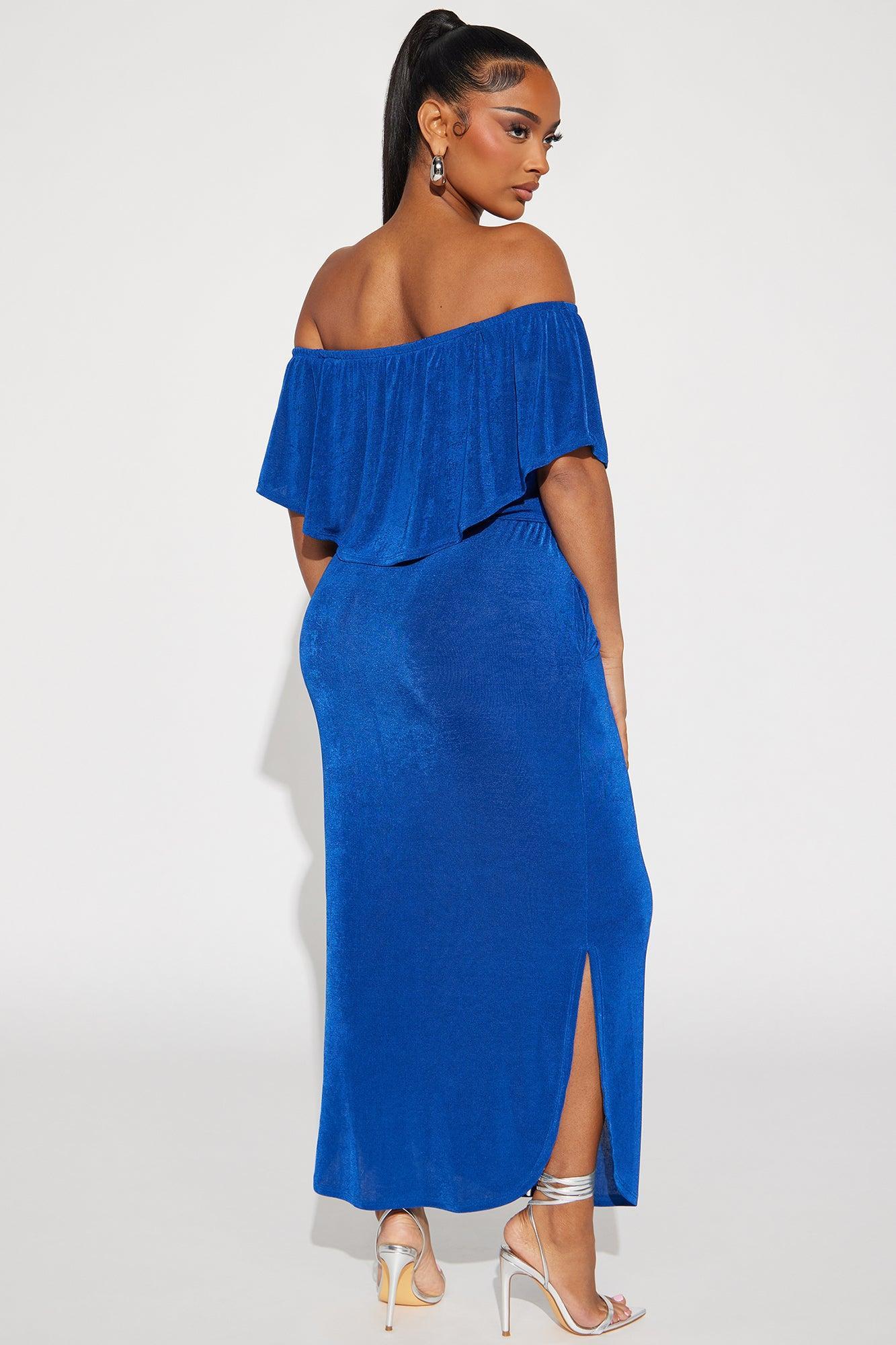 Sonya Slinky Maxi Dress - Royal Product Image