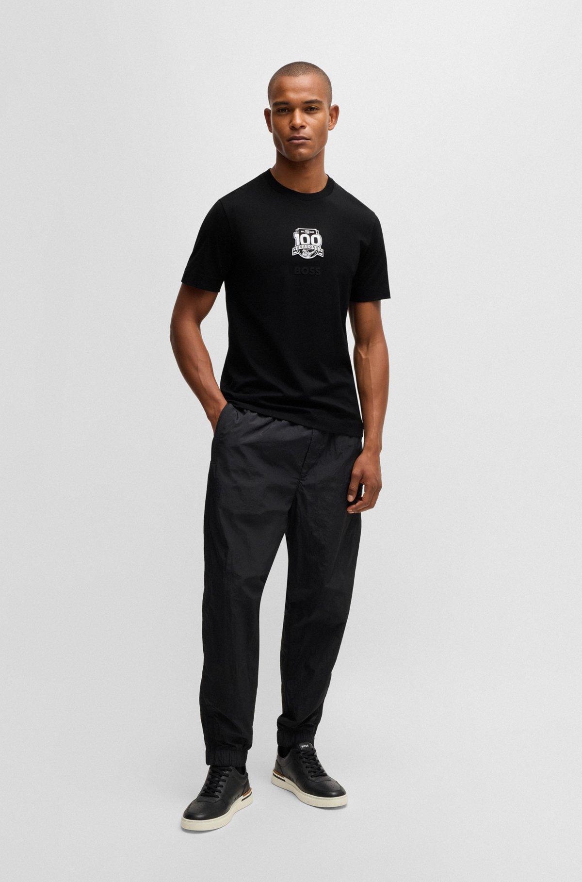BOSS x NFL cotton-jersey T-shirt with special branding Product Image