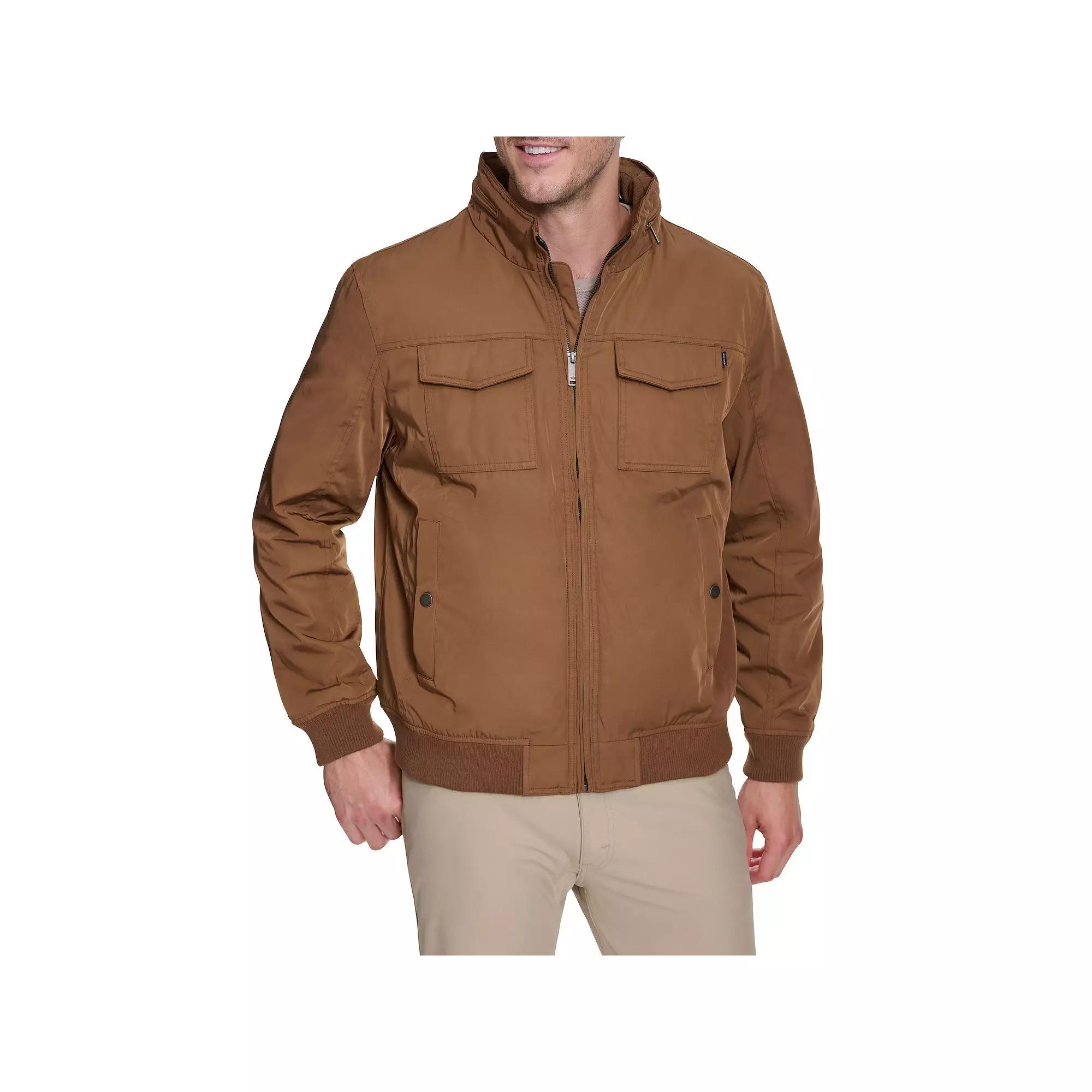 Big & Tall Dockers® Polytwill 2 Pocket Bomber Jacket, Men's, Size: 3XL Tall, Blue Product Image