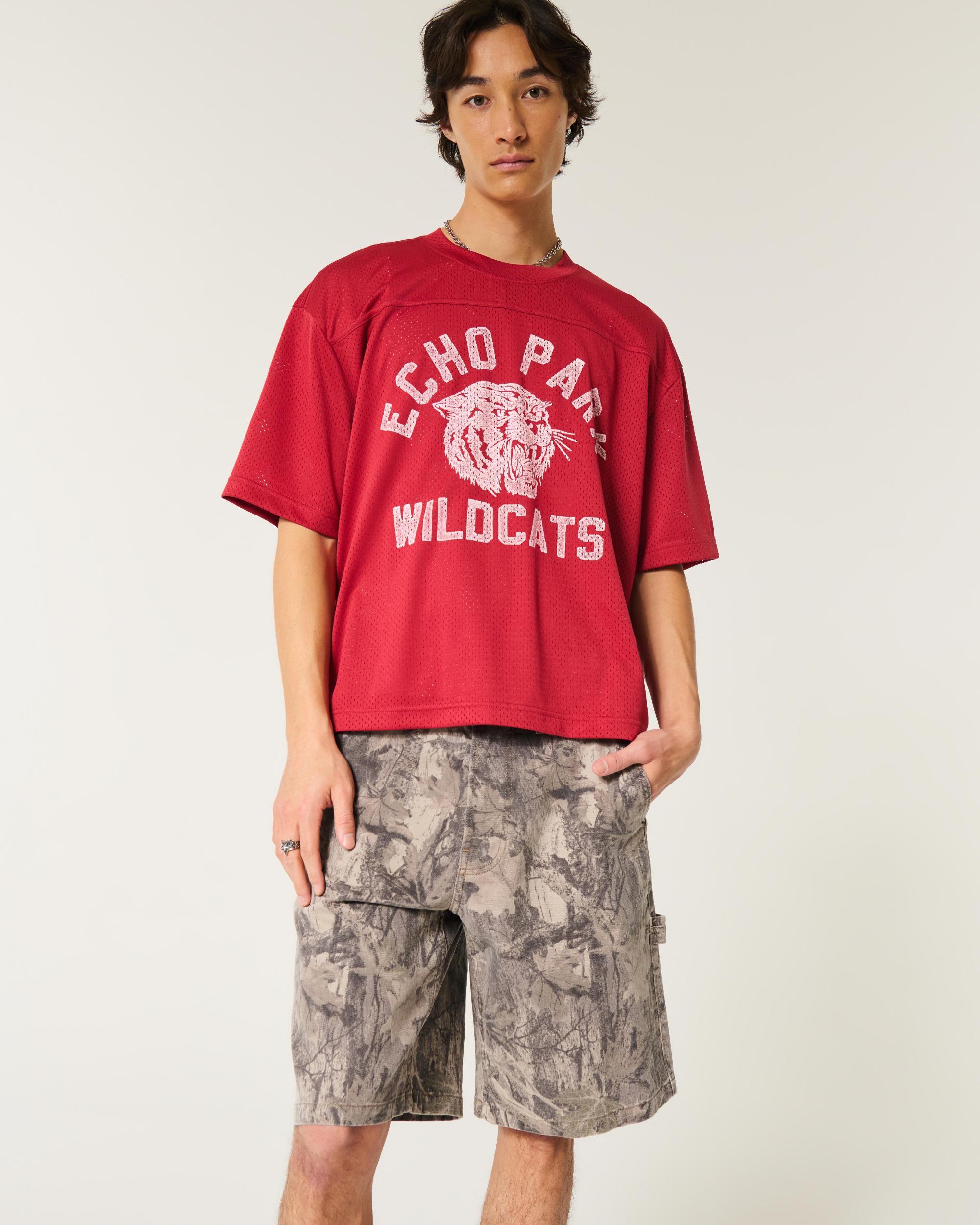 Washed Black Baggy Denim Shorts Product Image