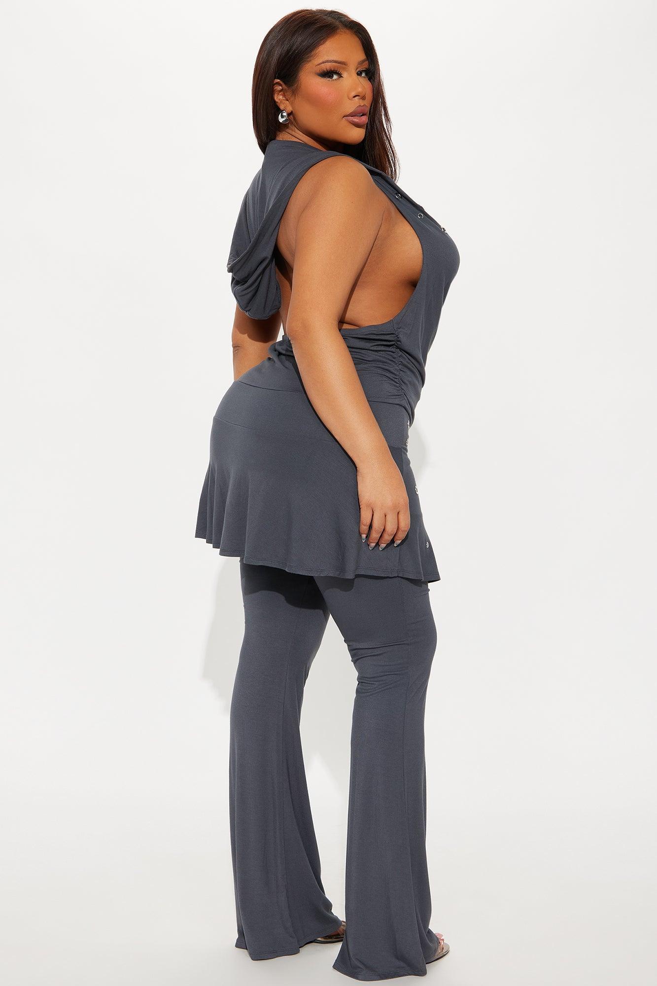 Off The Grid Pant Set - Dark Grey Product Image