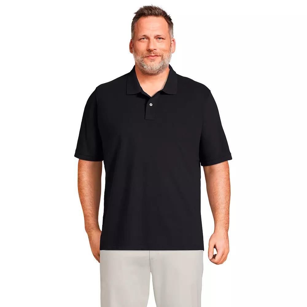 Big & Tall Lands' End Short Sleeve Comfort-First Mesh Polo Shirt, Men's, Size: XXL Tall, White Product Image