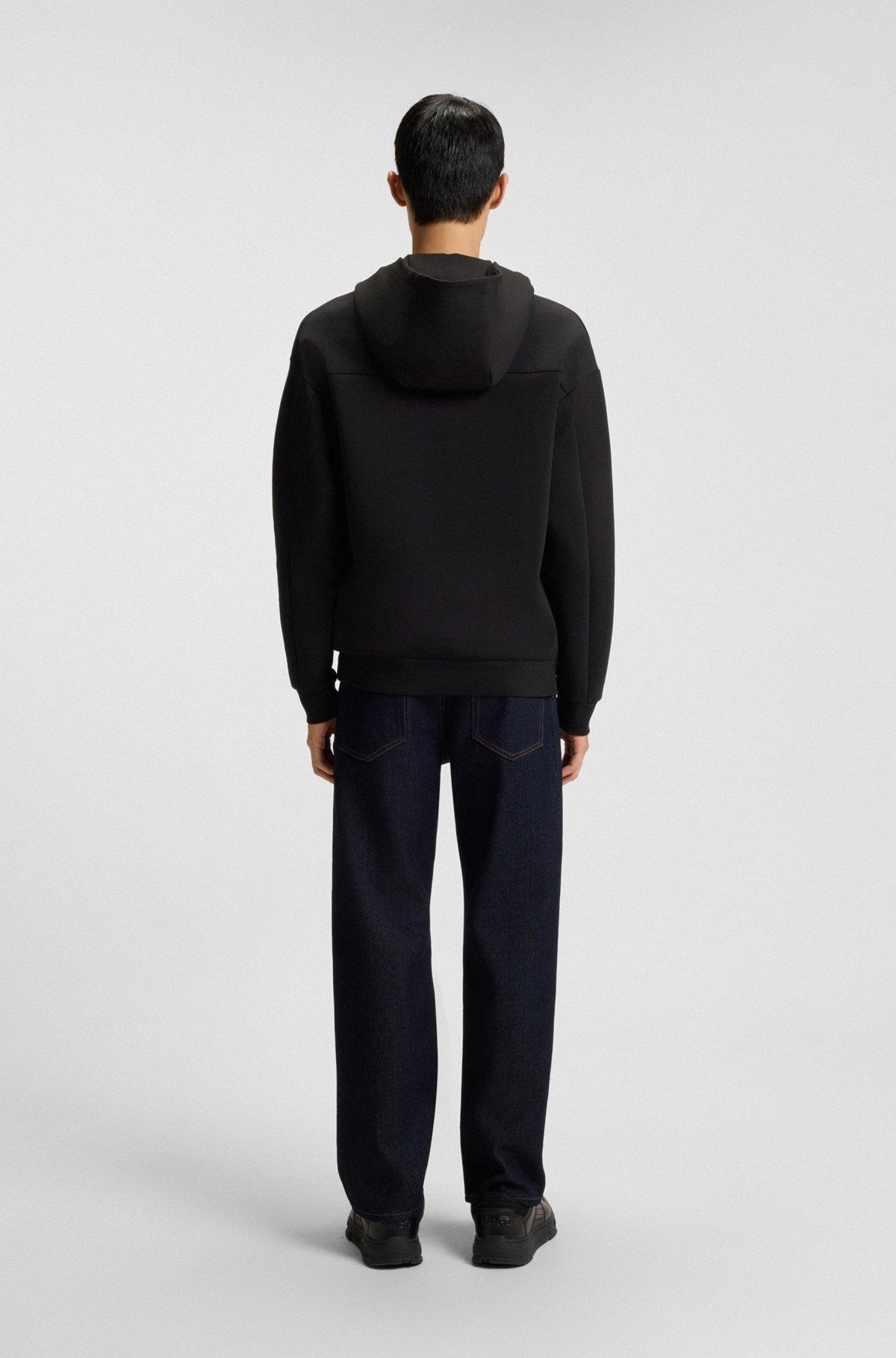 Interlock hoodie with stacked logos Product Image