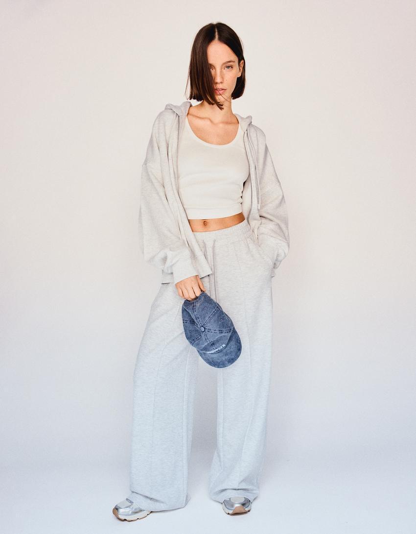 Soft wide-leg pants Product Image