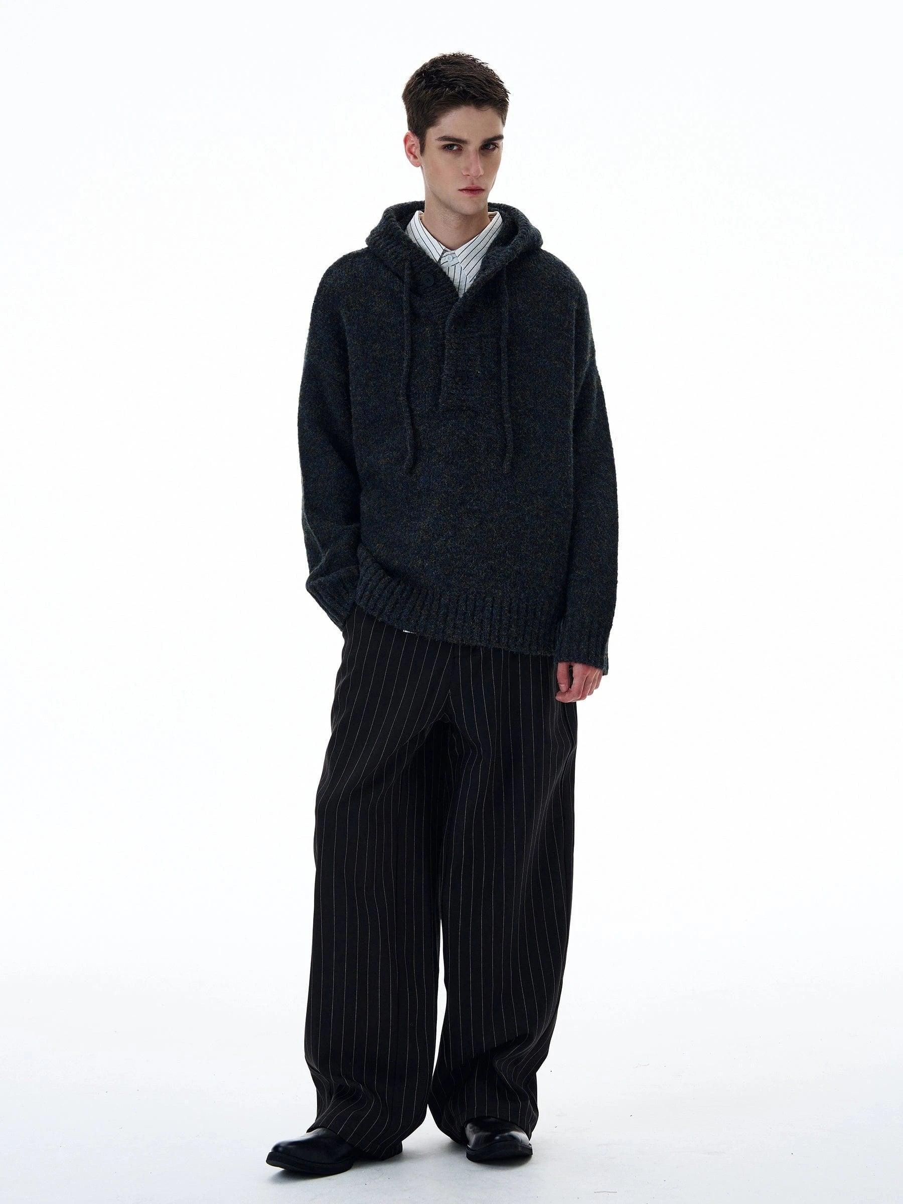 RT No. 20036 KNIT PULLOVER HOODIE Product Image
