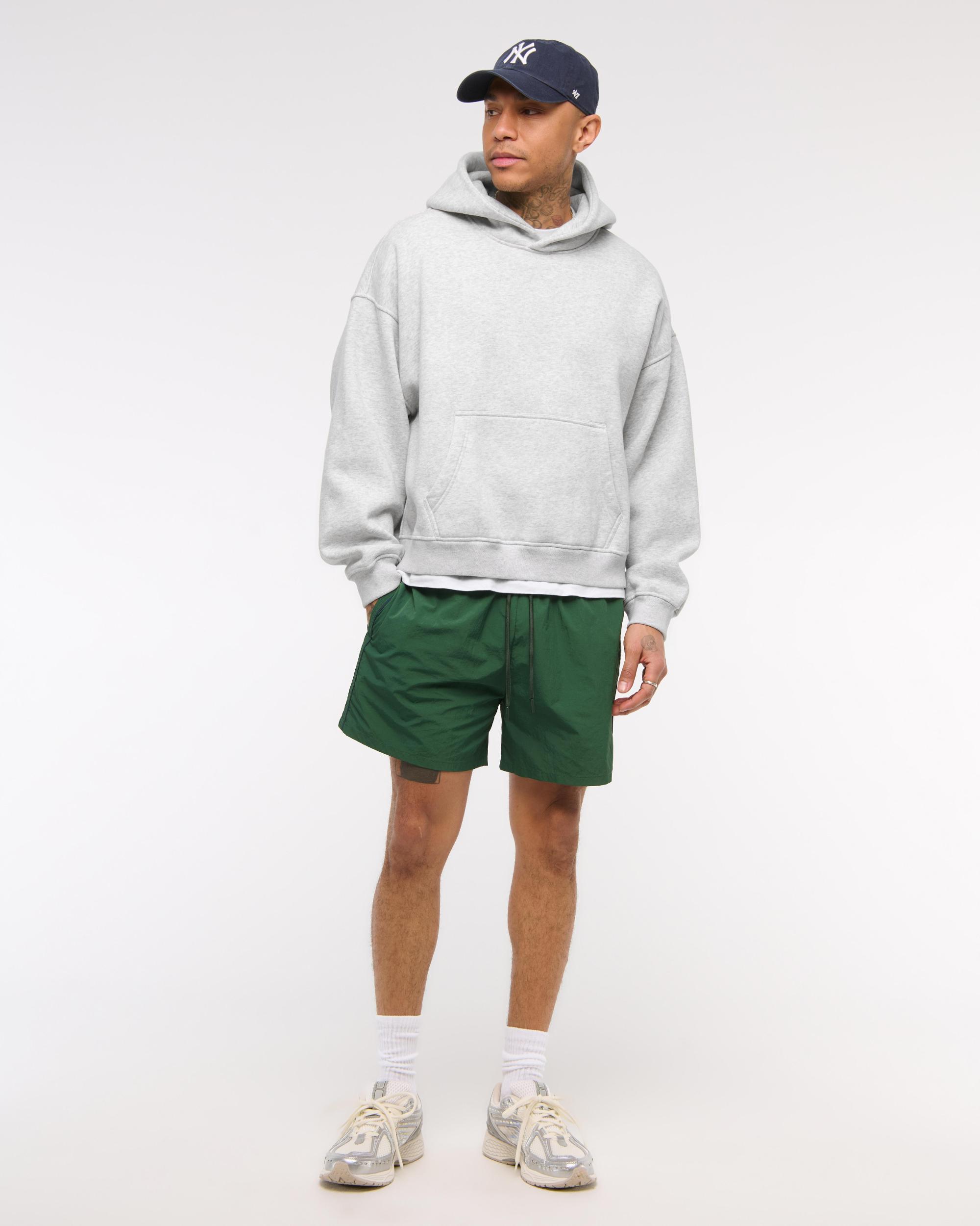 Cropped Essential Popover Hoodie Product Image