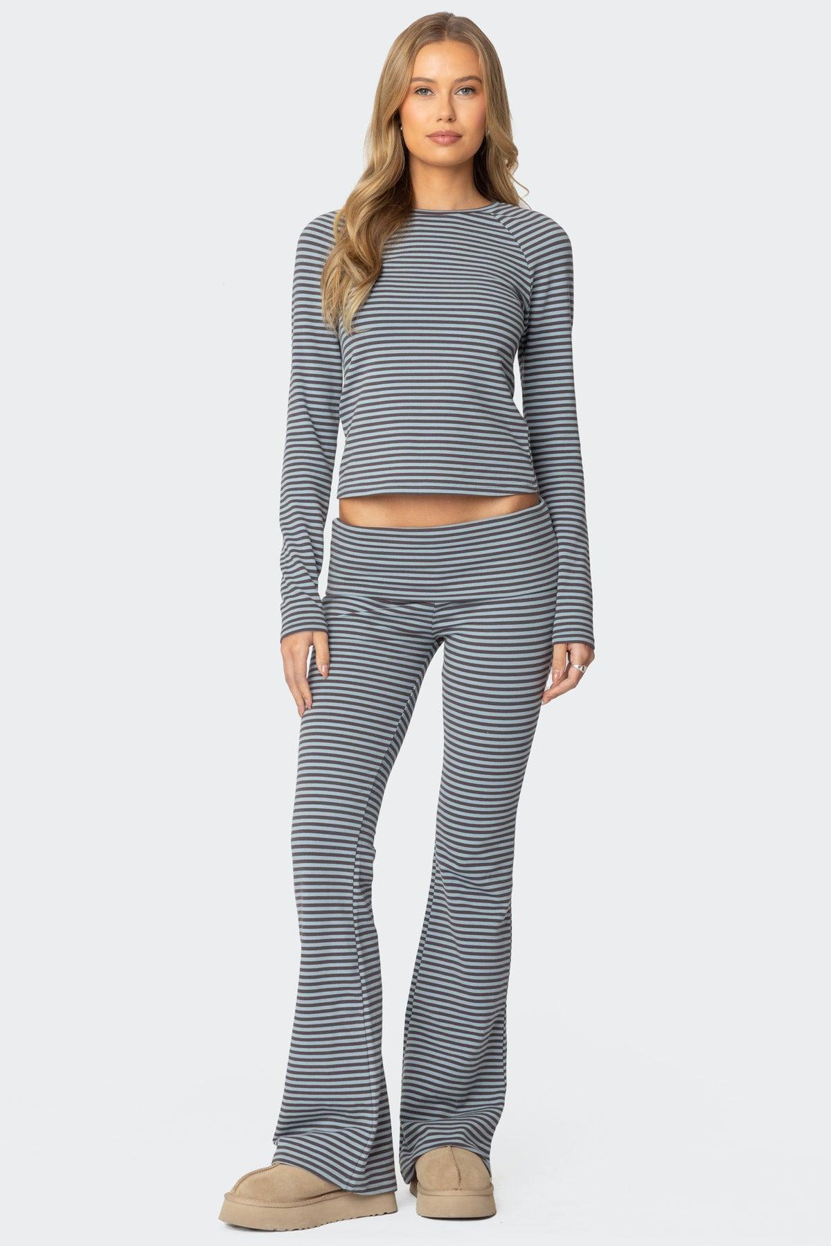 Kaeli Stripey Long Sleeve T Shirt Product Image