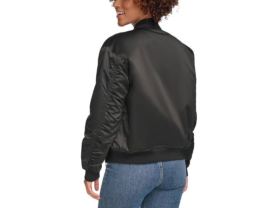 Levi's(r) Fashion Bomber with Ruching on Sleeves Women's Clothing Product Image