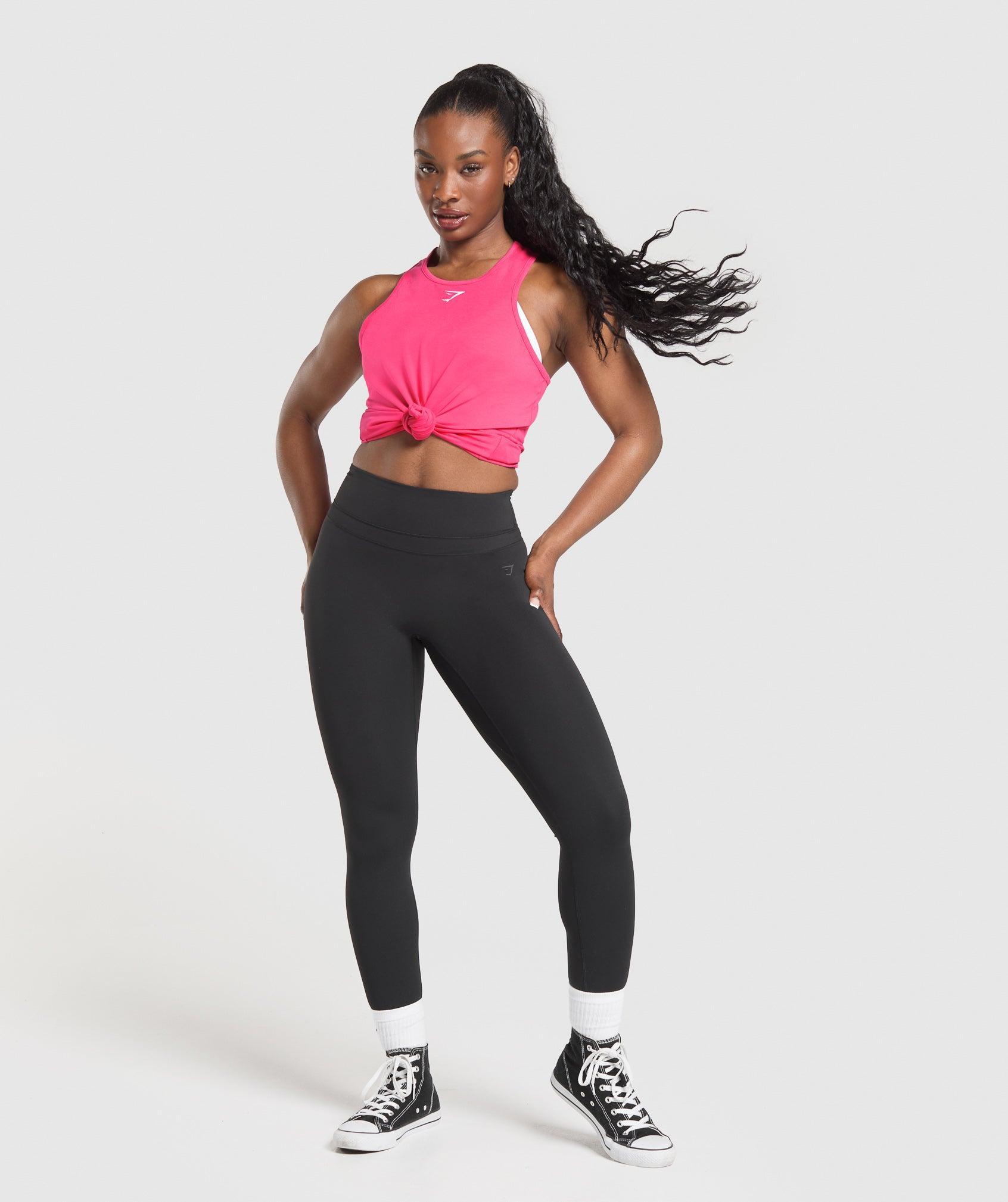 Gymshark Training Cotton Tank - Freak Out Pink Female Product Image