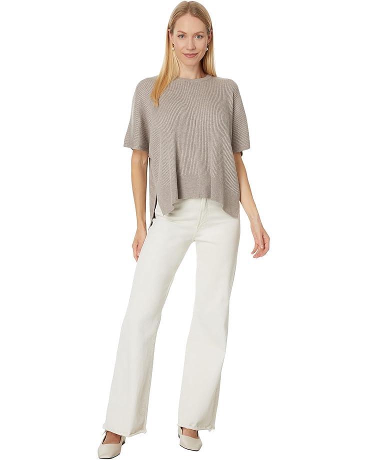 Zander Long Sleeve Cotton Modal Slub Easy Crew Tee Product Image