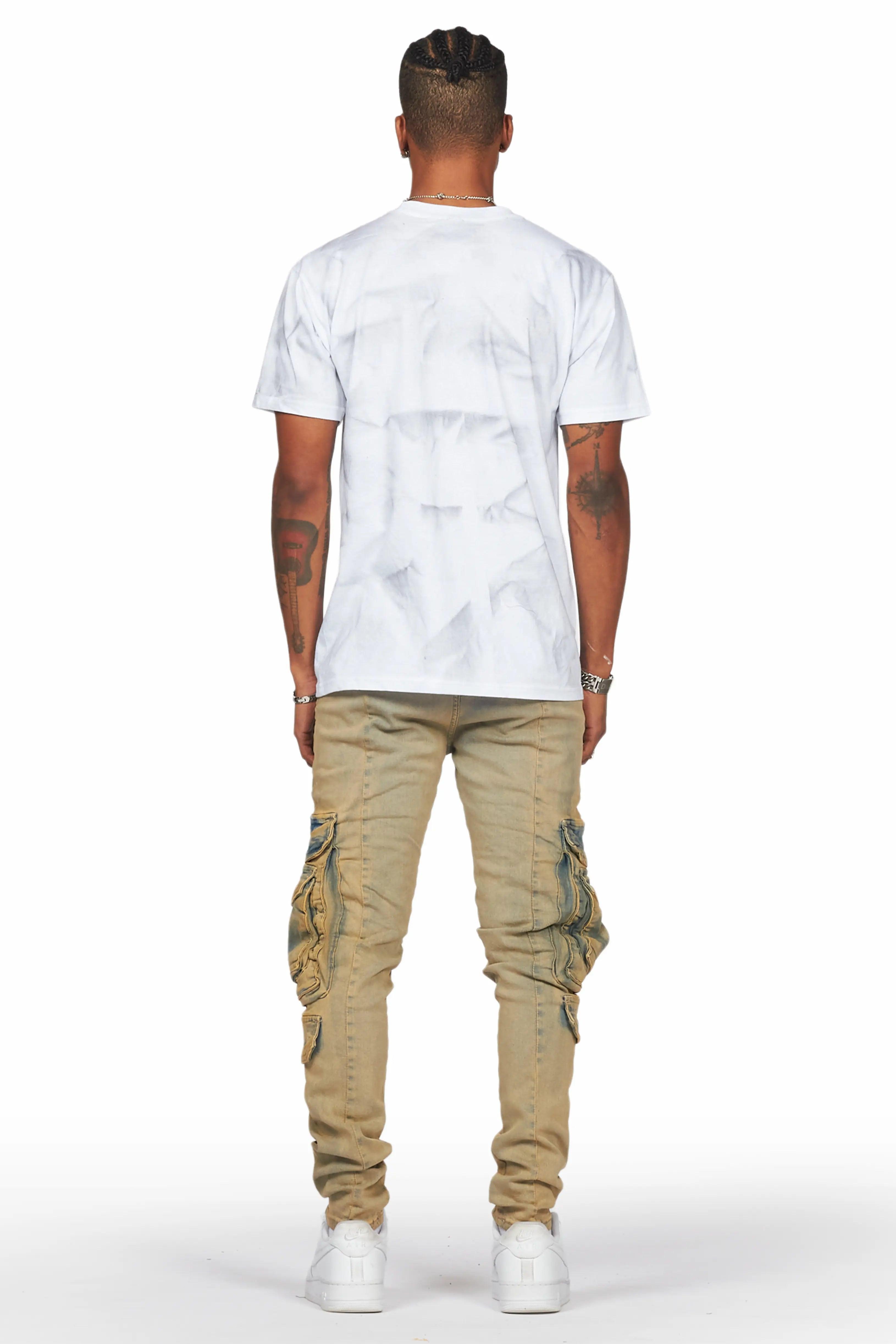 Iniko Tint Skinny Fit Cargo Jean Male Product Image