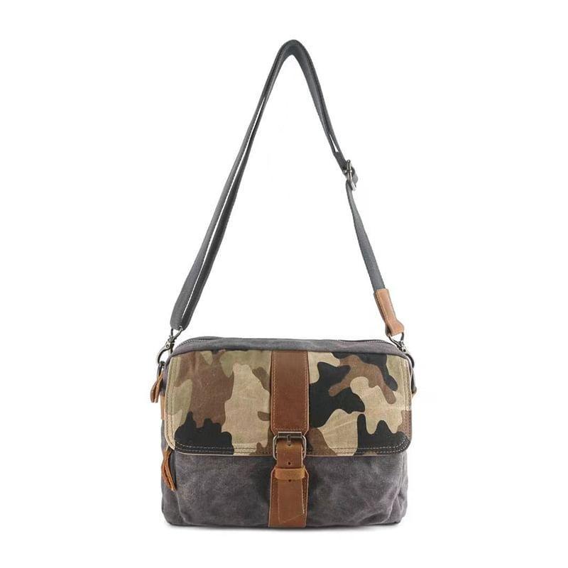 Camo Print Buckled Crossbody Bag Product Image