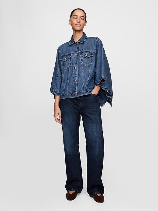 UltraSoft Denim Cape Jacket Product Image