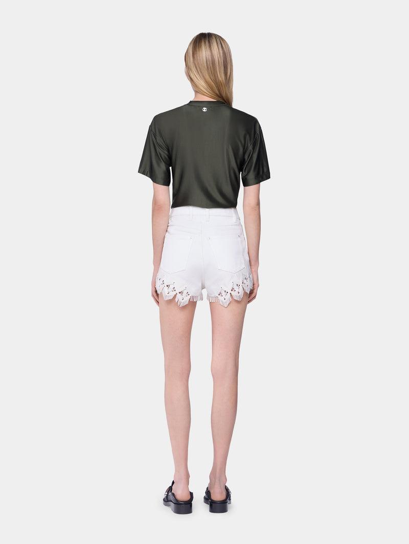 CROPPED T-SHIRT IN JERSEY Product Image