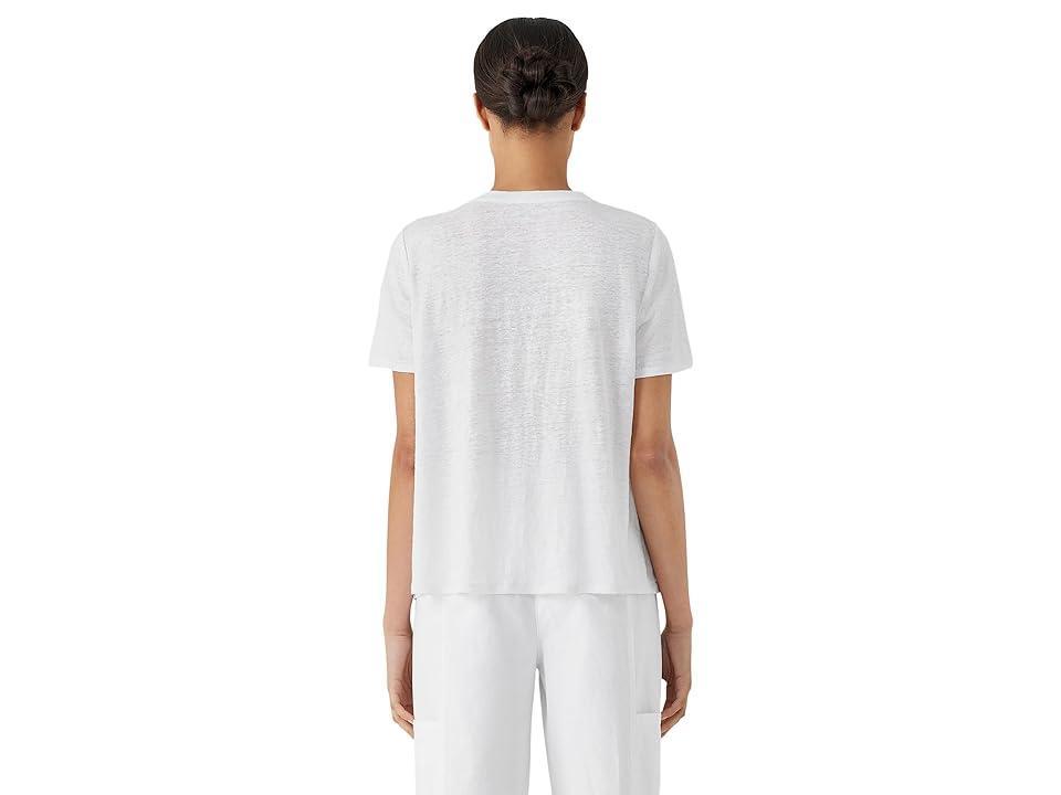 Eileen Fisher Linen Crewneck Tee Product Image