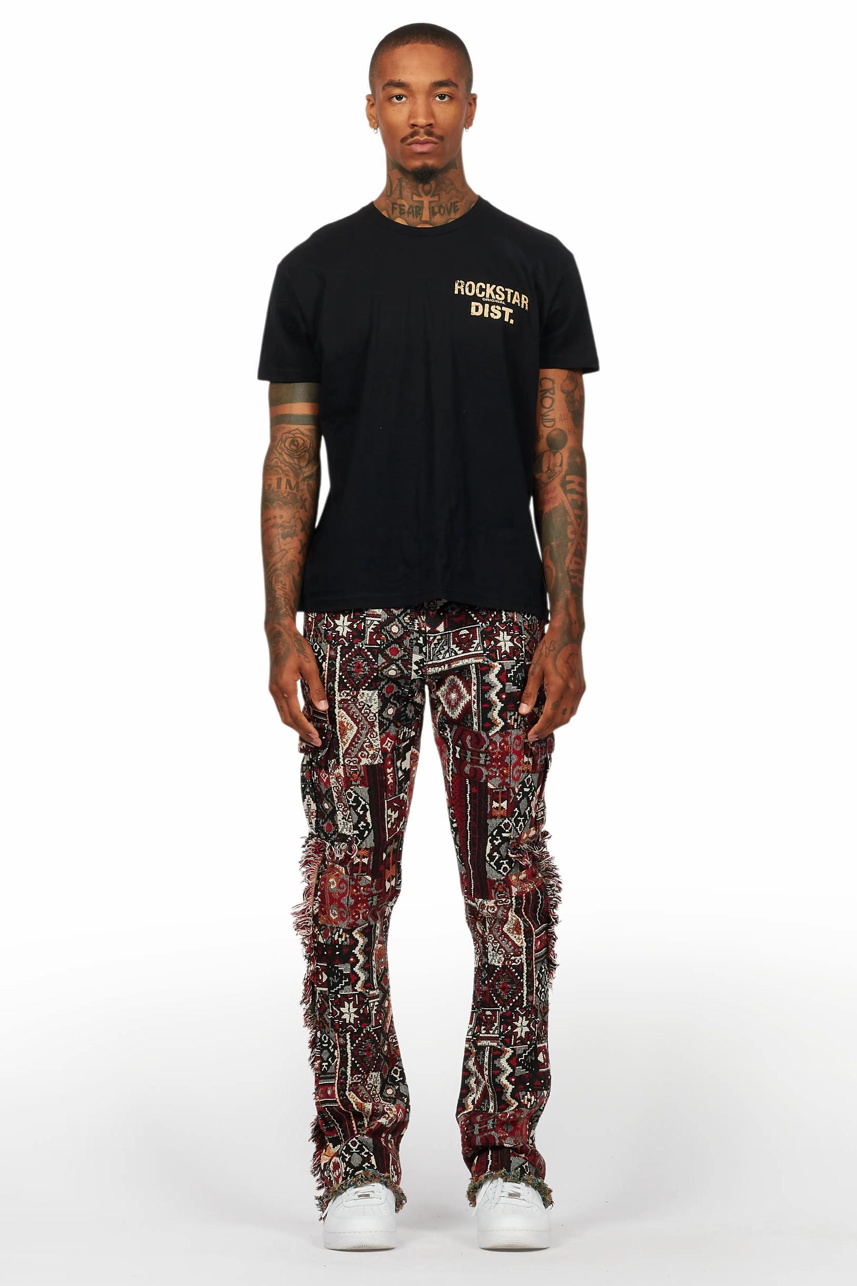 Lake Black/Beige T-Shirt/Tapestry Jean Bundle Male Product Image