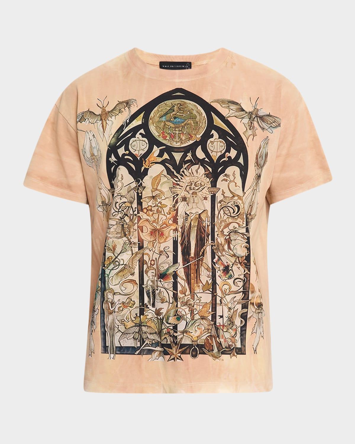 Mens Gleaming Cotton Crewneck T-Shirt Product Image