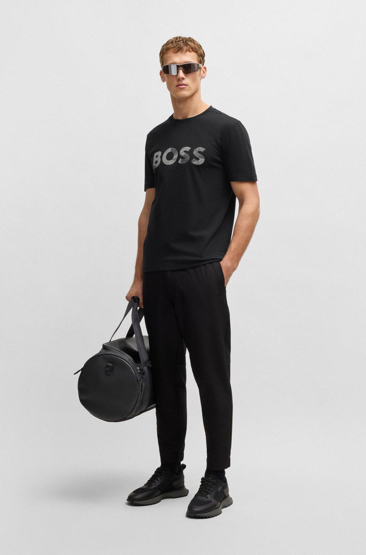 Cotton-jersey T-shirt with logo print Product Image