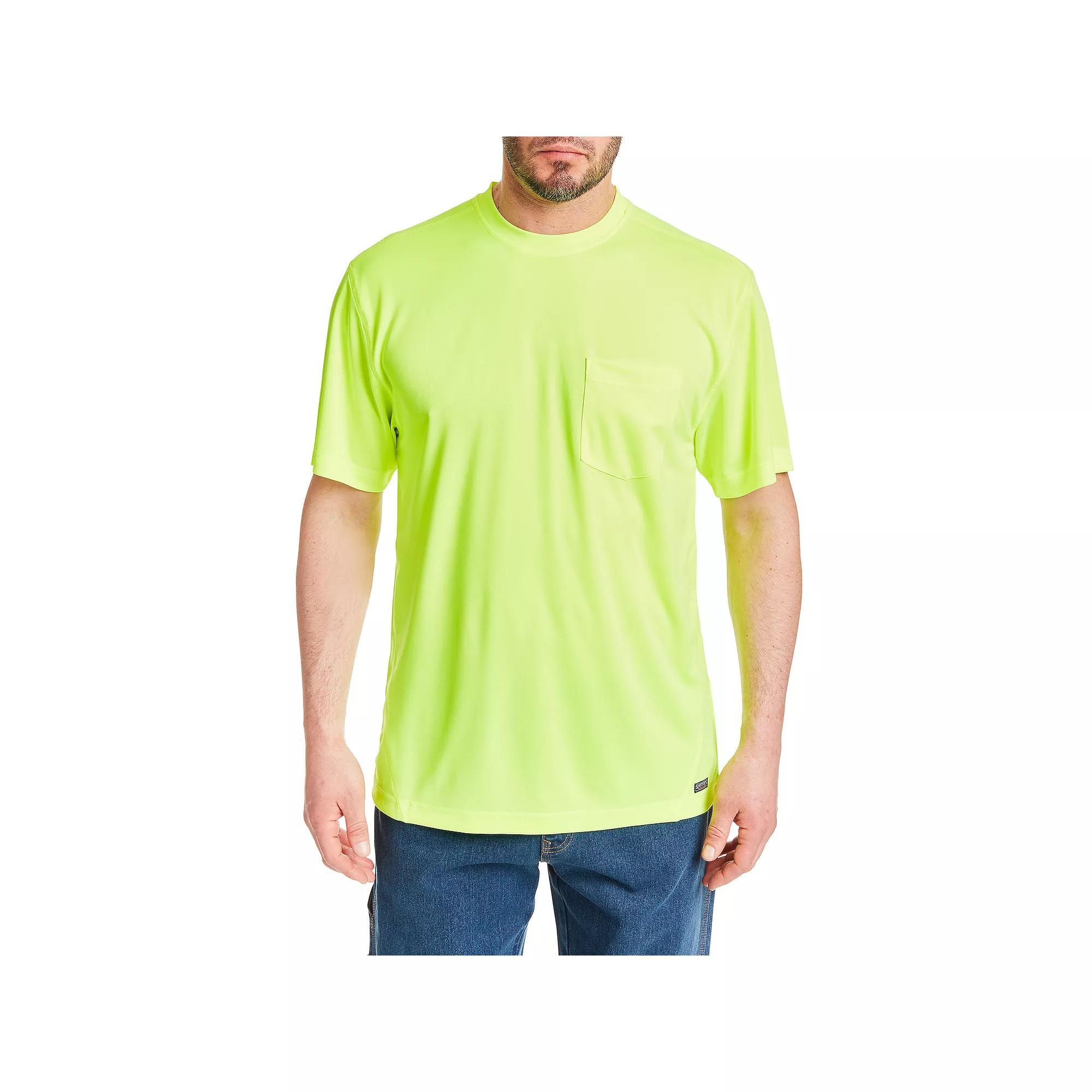 Men's Smith's Workwear Pocket Tee, Size: Large, Laser Orange Product Image