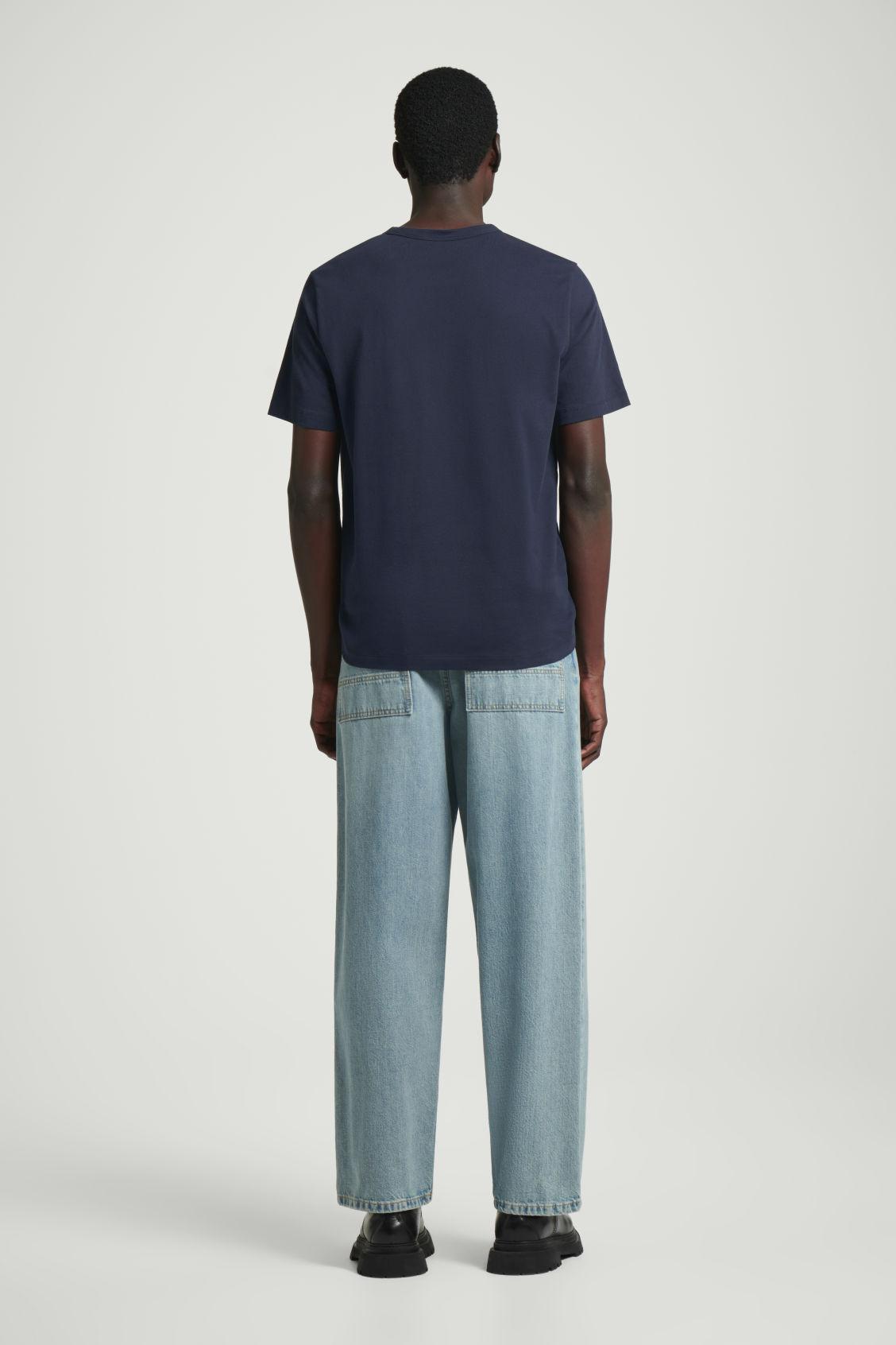 REGULAR LIGHTWEIGHT BRUSHED-COTTON T-SHIRT Product Image