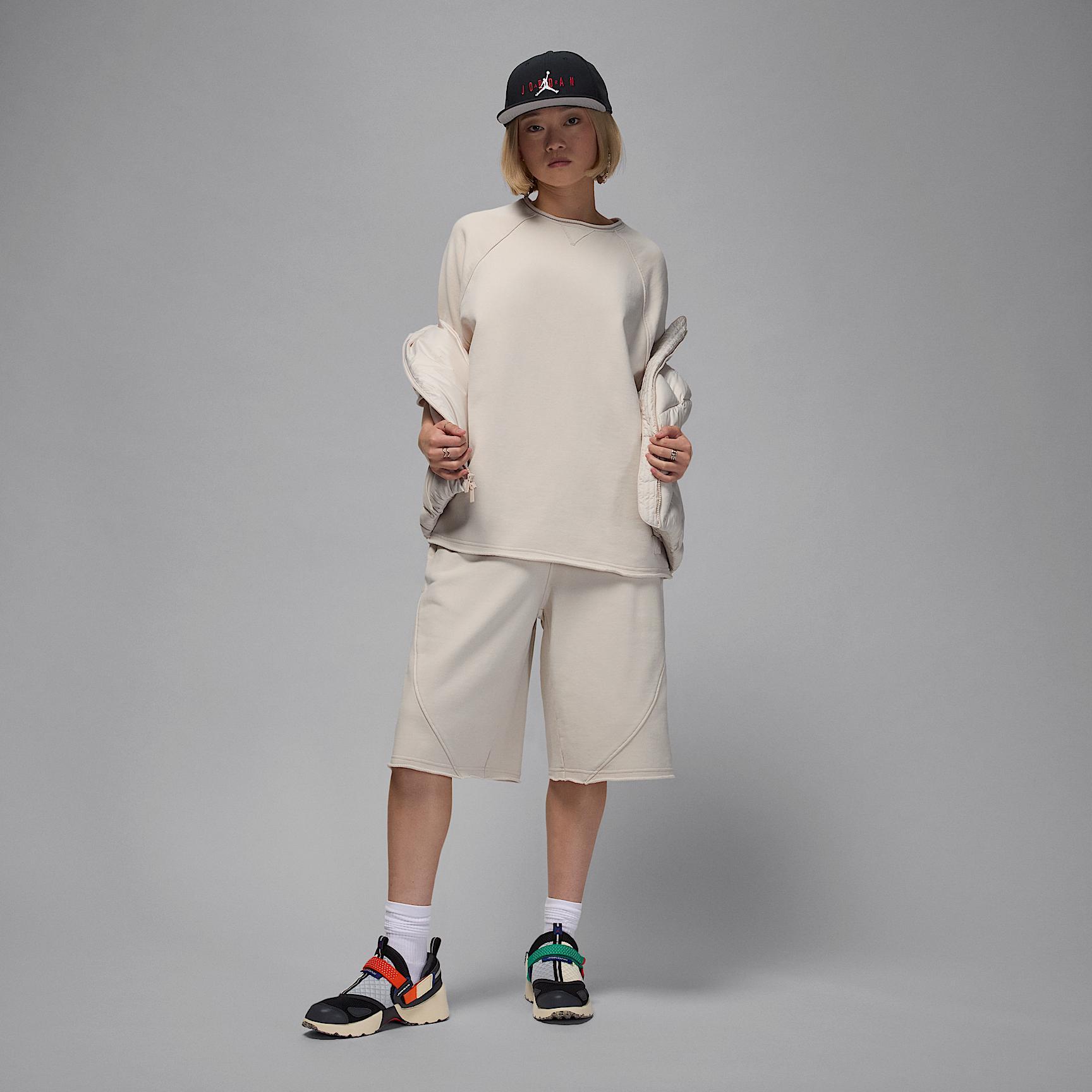 Women's Jordan Flight Fleece Oversized Short-Sleeve French Terry Top Product Image
