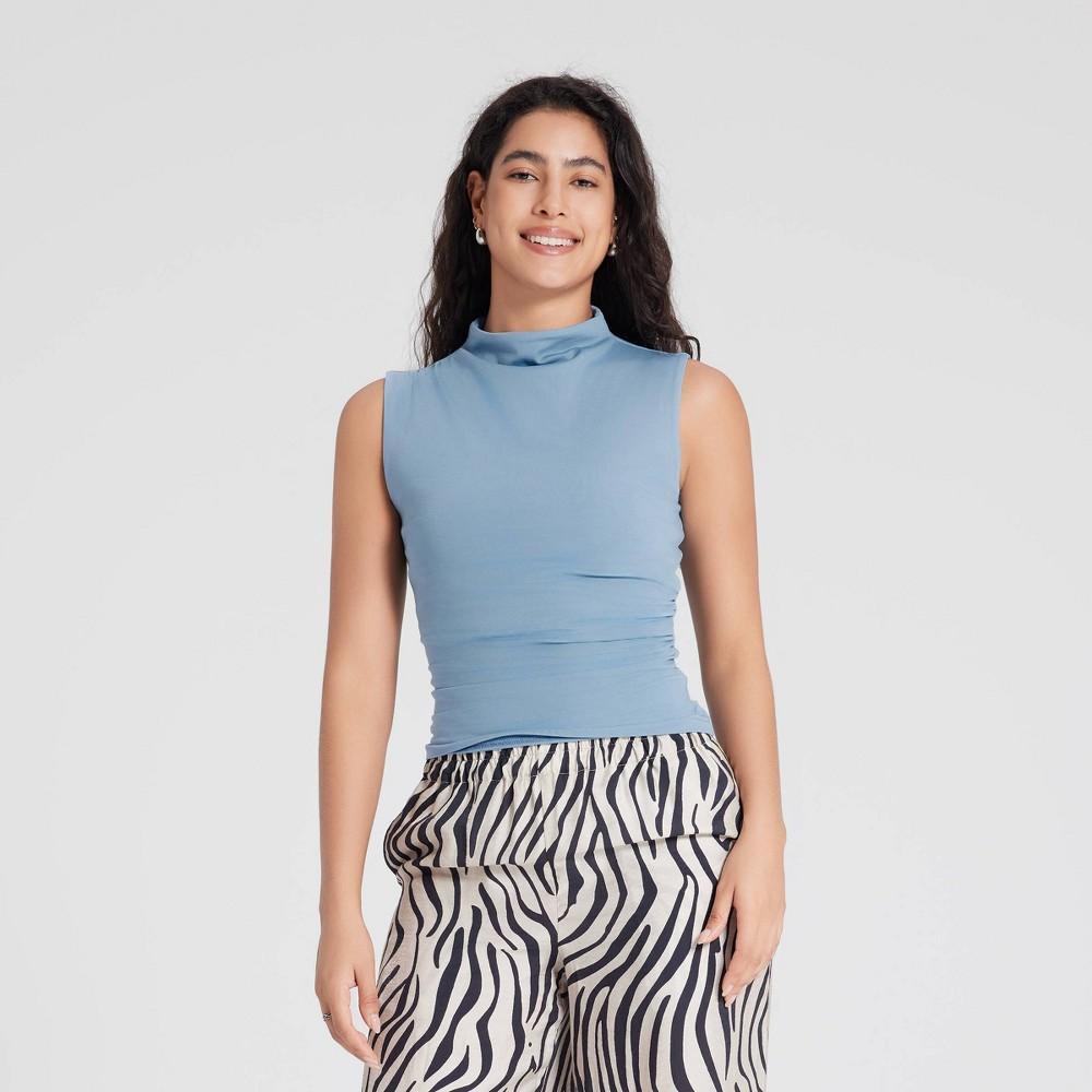 Women's Draped Knit Top - A New Day™ Product Image