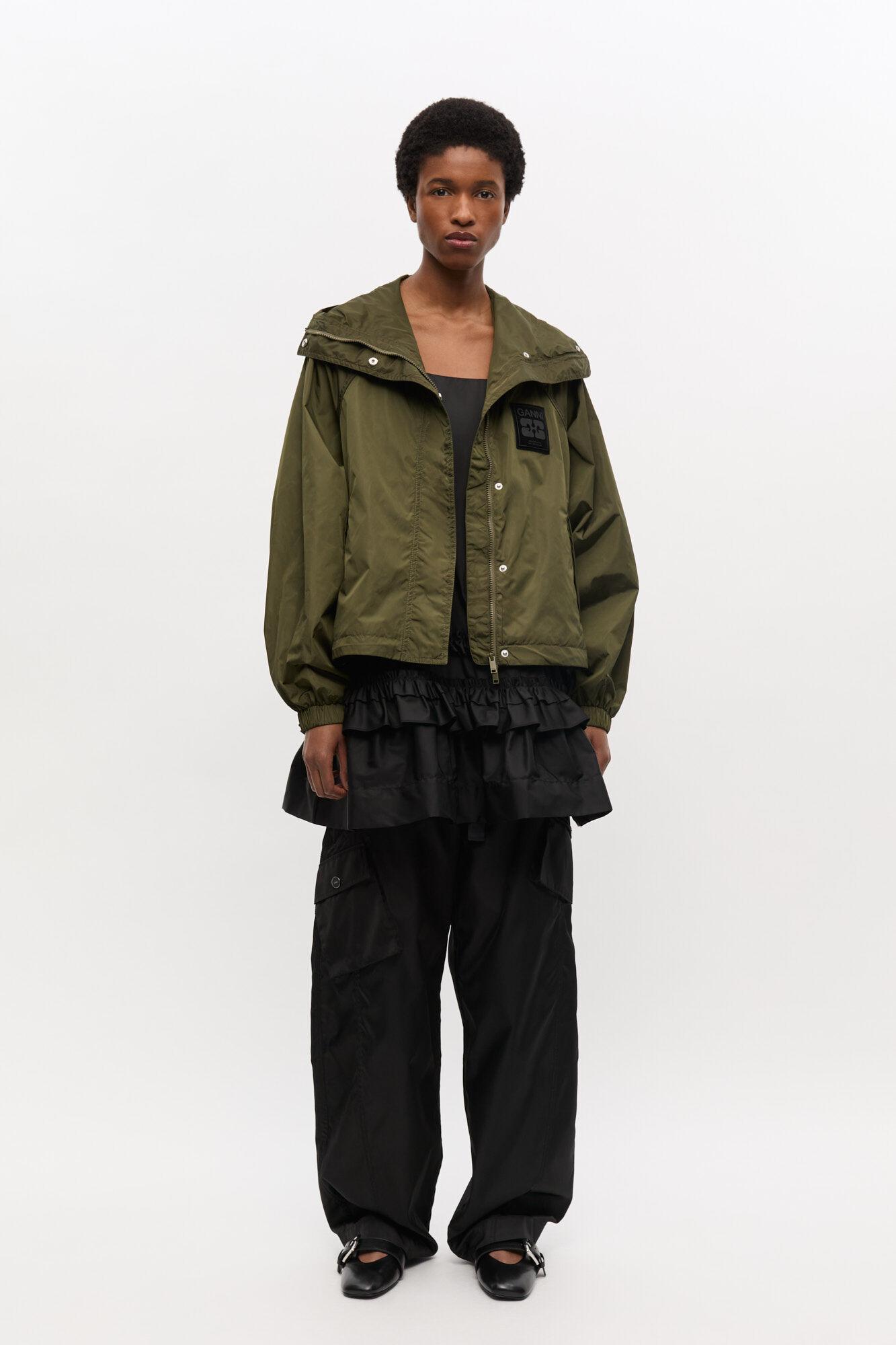 Green Nylon Jacket Product Image