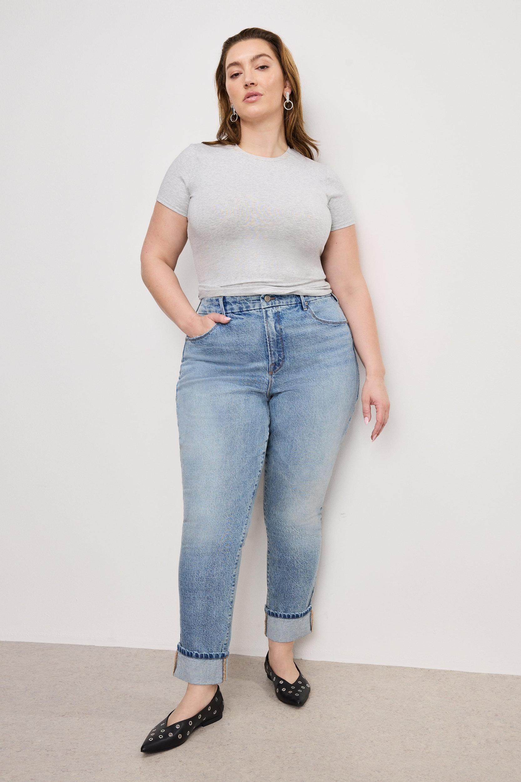 GOOD CLASSIC SLIM STRAIGHT JEANS | INDIGO754 Product Image