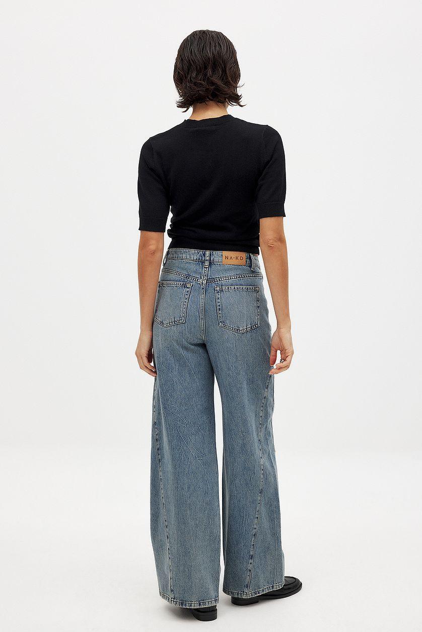 High Waist Extra Wide Leg Denim Product Image