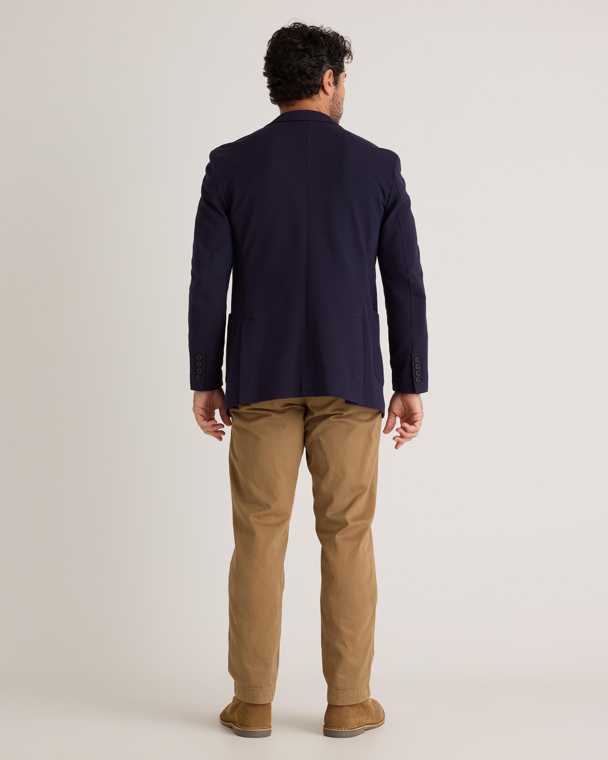 Quince | Men's Cotton Pique Knit Blazer Organic Cotton Product Image