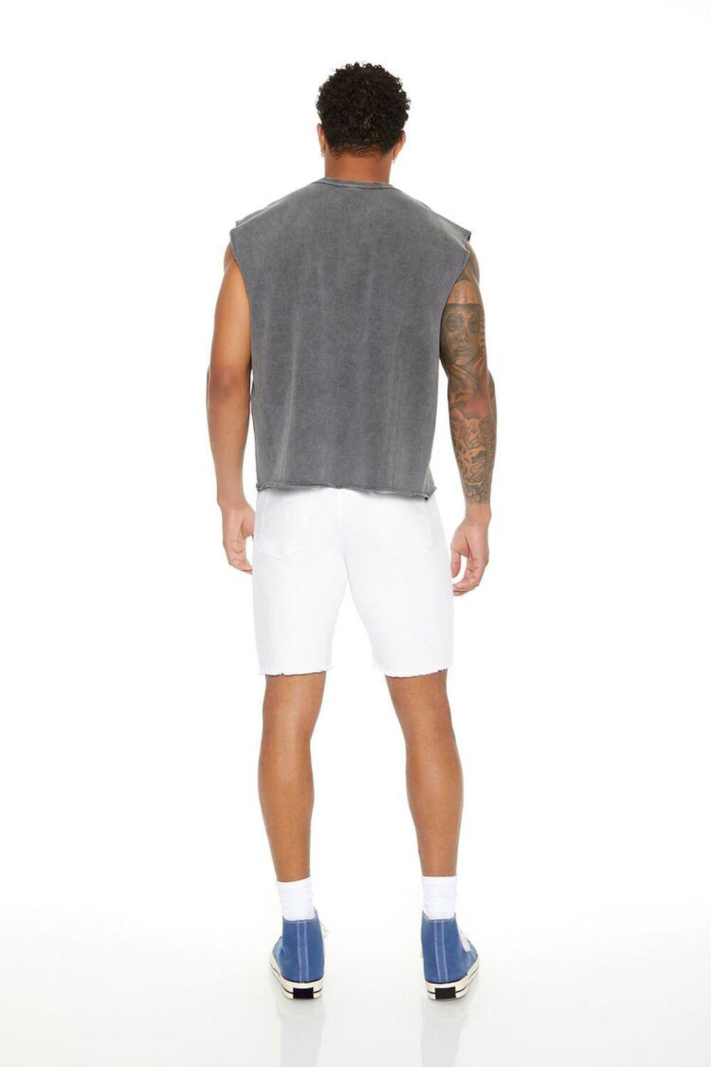 Frayed Stretch-Denim Shorts | Forever 21 Product Image