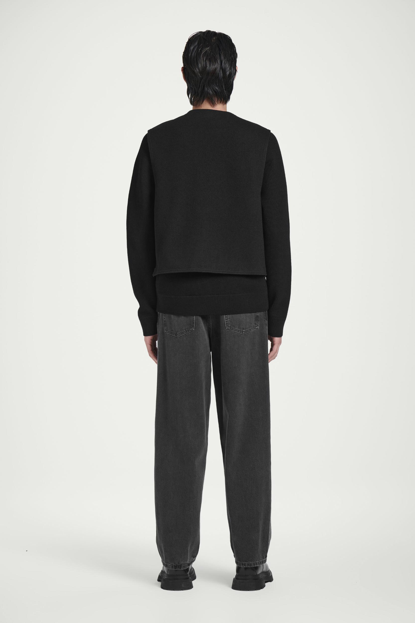 WOOL-BLEND UTILITY VEST Product Image