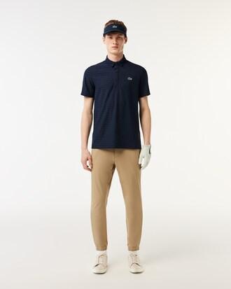 Men's Lacoste SPORT Textured Breathable Golf Polo Shirt Product Image
