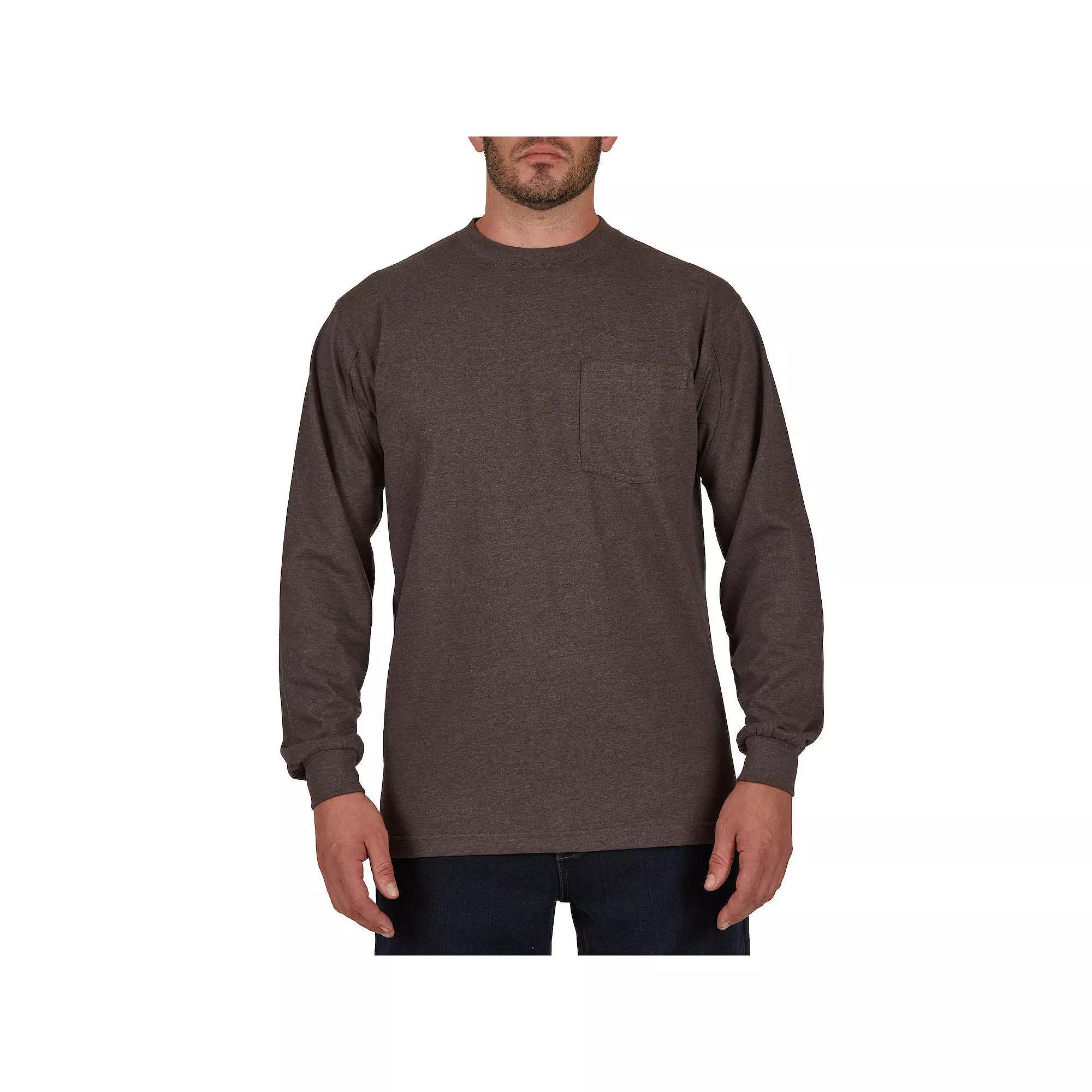 Mens Smiths Workwear Extended-Tail Pocket Tee Red Product Image