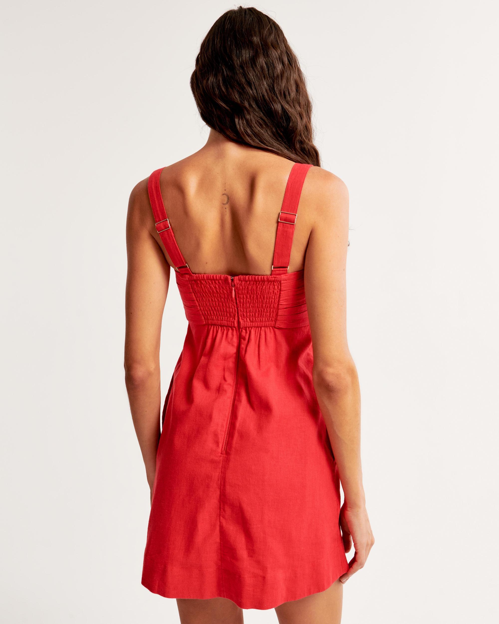 The A&F Emerson Linen-Blend Skort Product Image