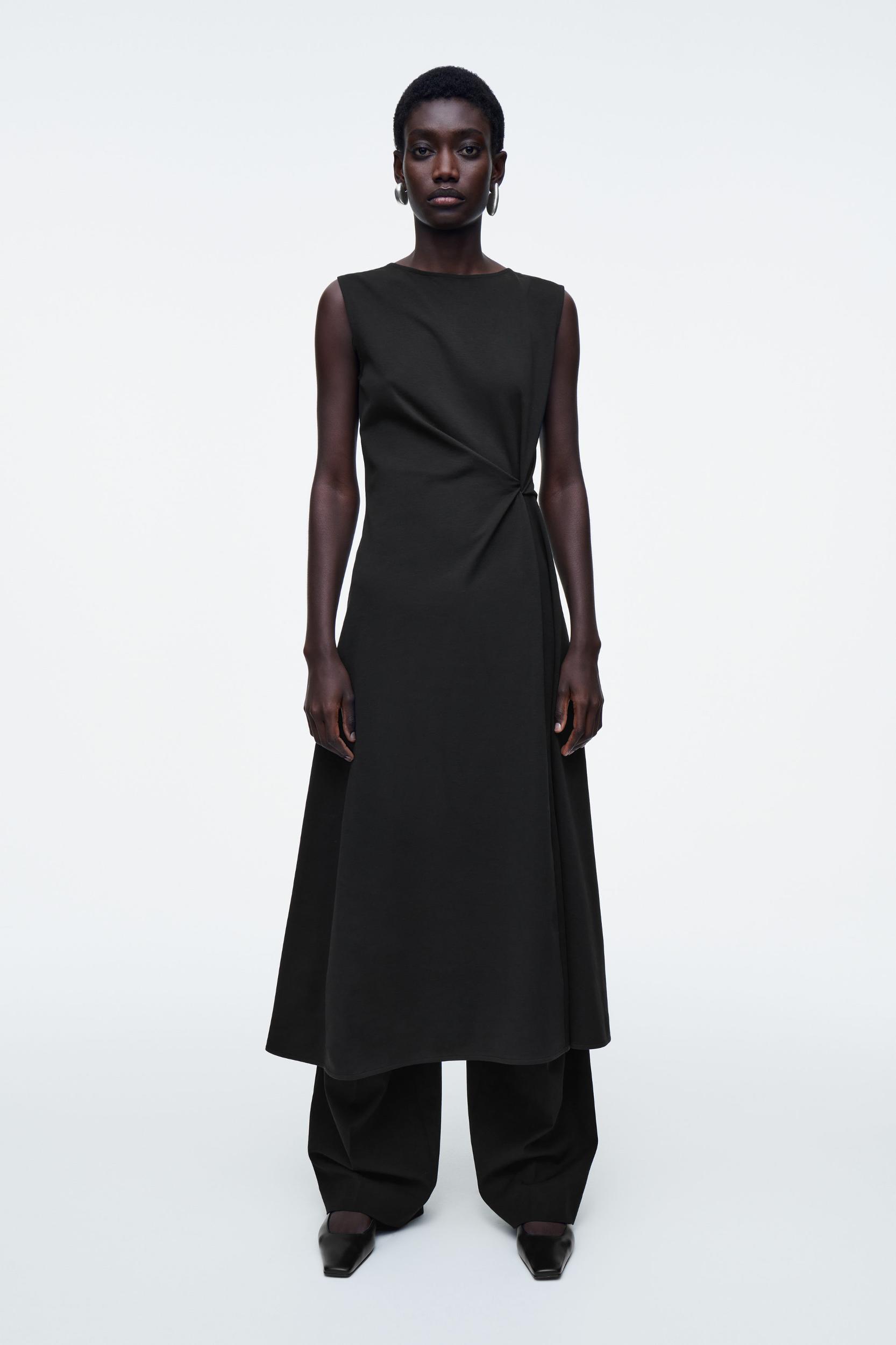 TWIST-DETAIL MIDI DRESS Product Image