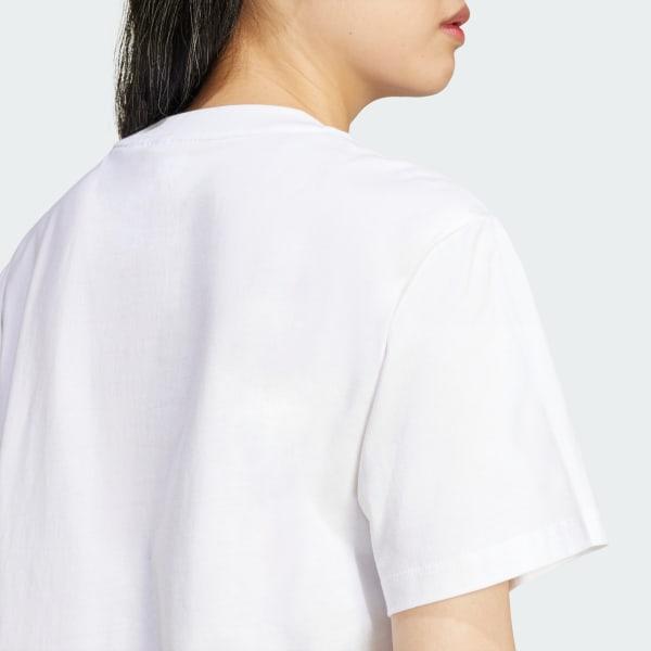 Womens adidas Essentials Small Logo Cotton T-Shirt Product Image