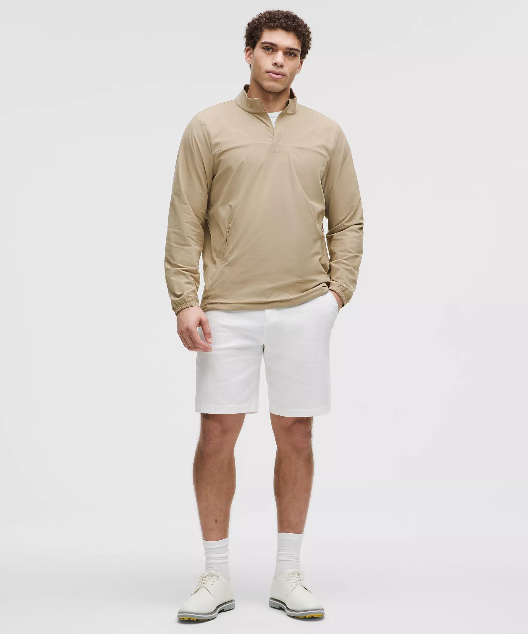 Windproof Golf Pullover Quarter-Zip Jacket Product Image