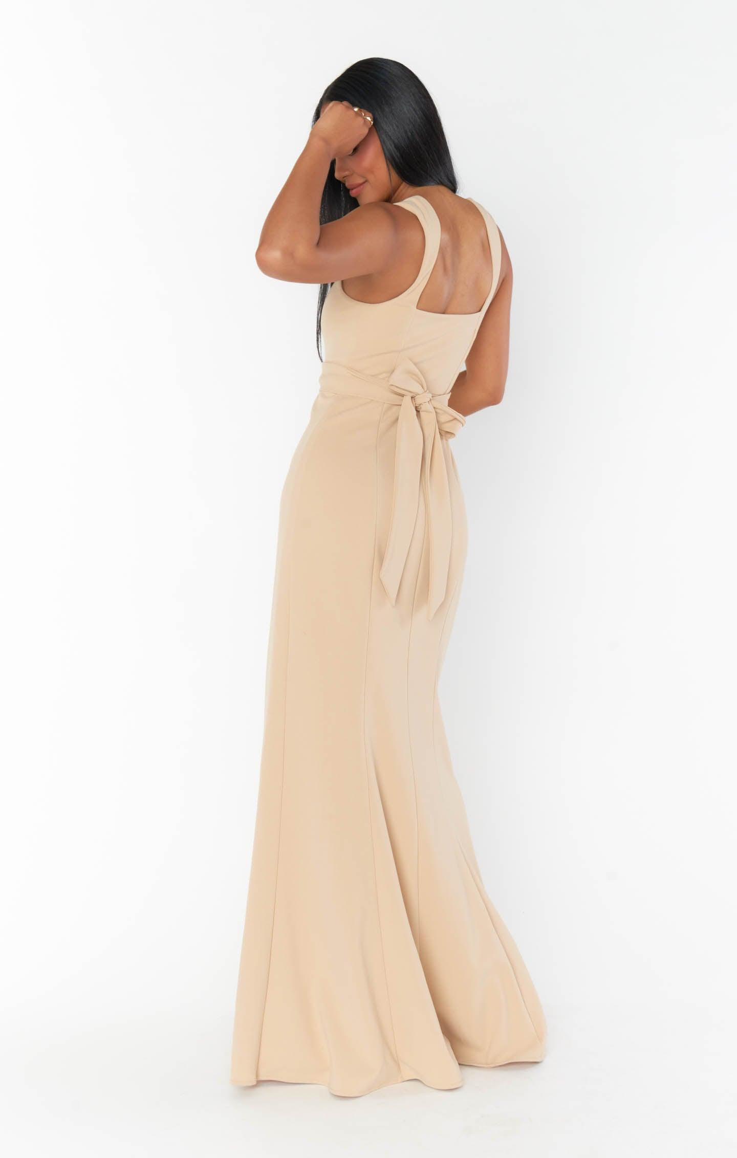 Paris Gown ~ Champagne Stretch Product Image