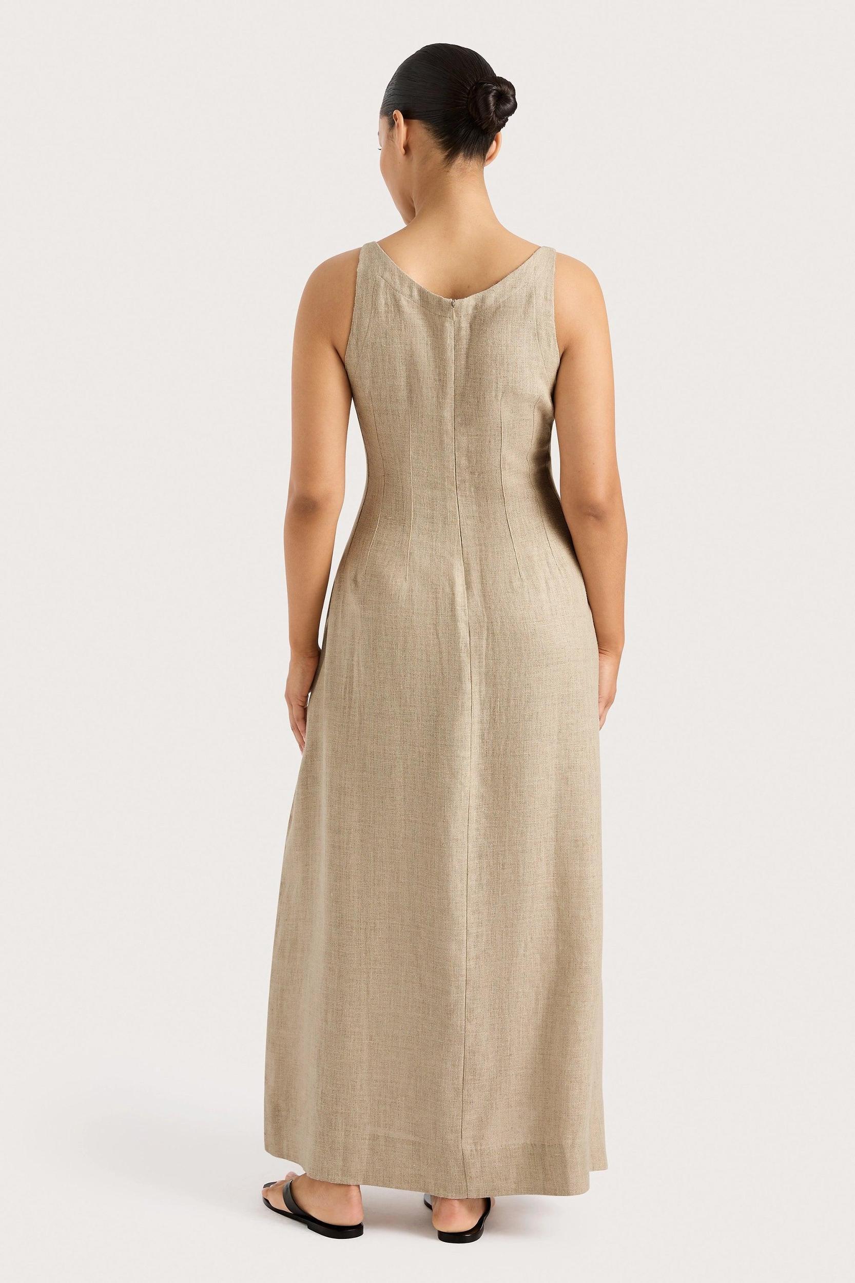 Lulea Wrap Vest Oatmeal - Final Sale Product Image