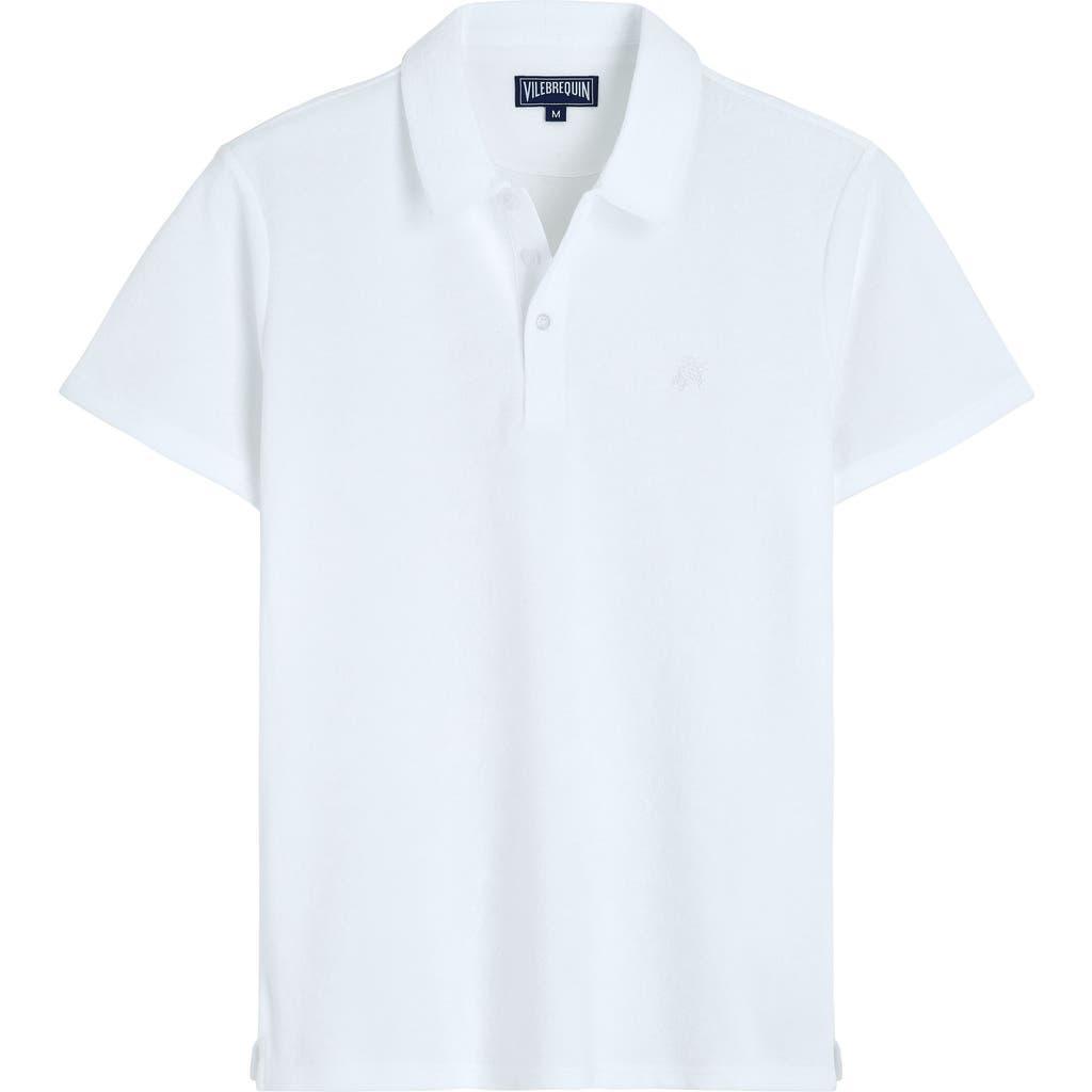 Mens Organic Terry Polo Shirt Product Image