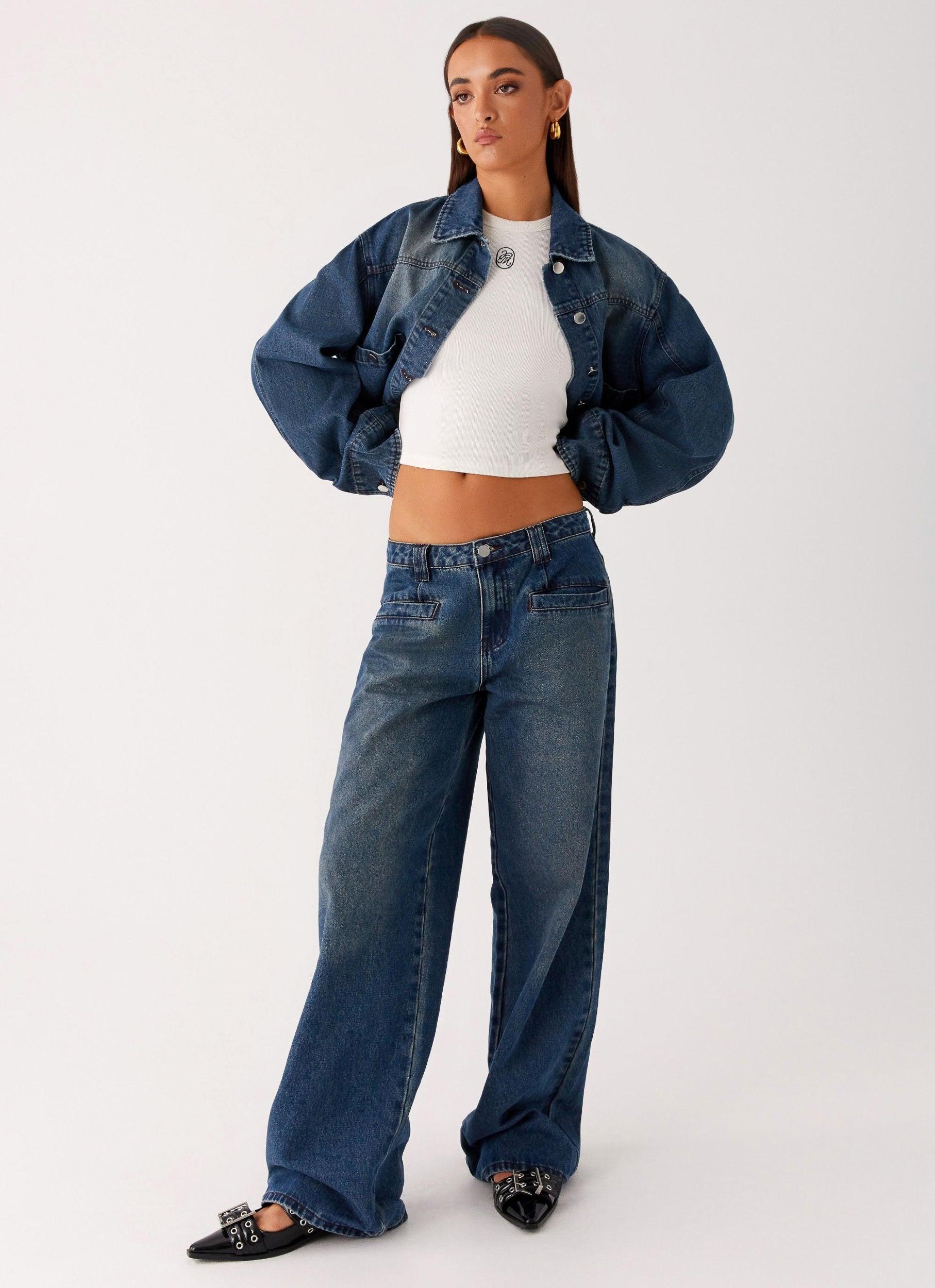 Joan Denim Jeans - Indigo Product Image