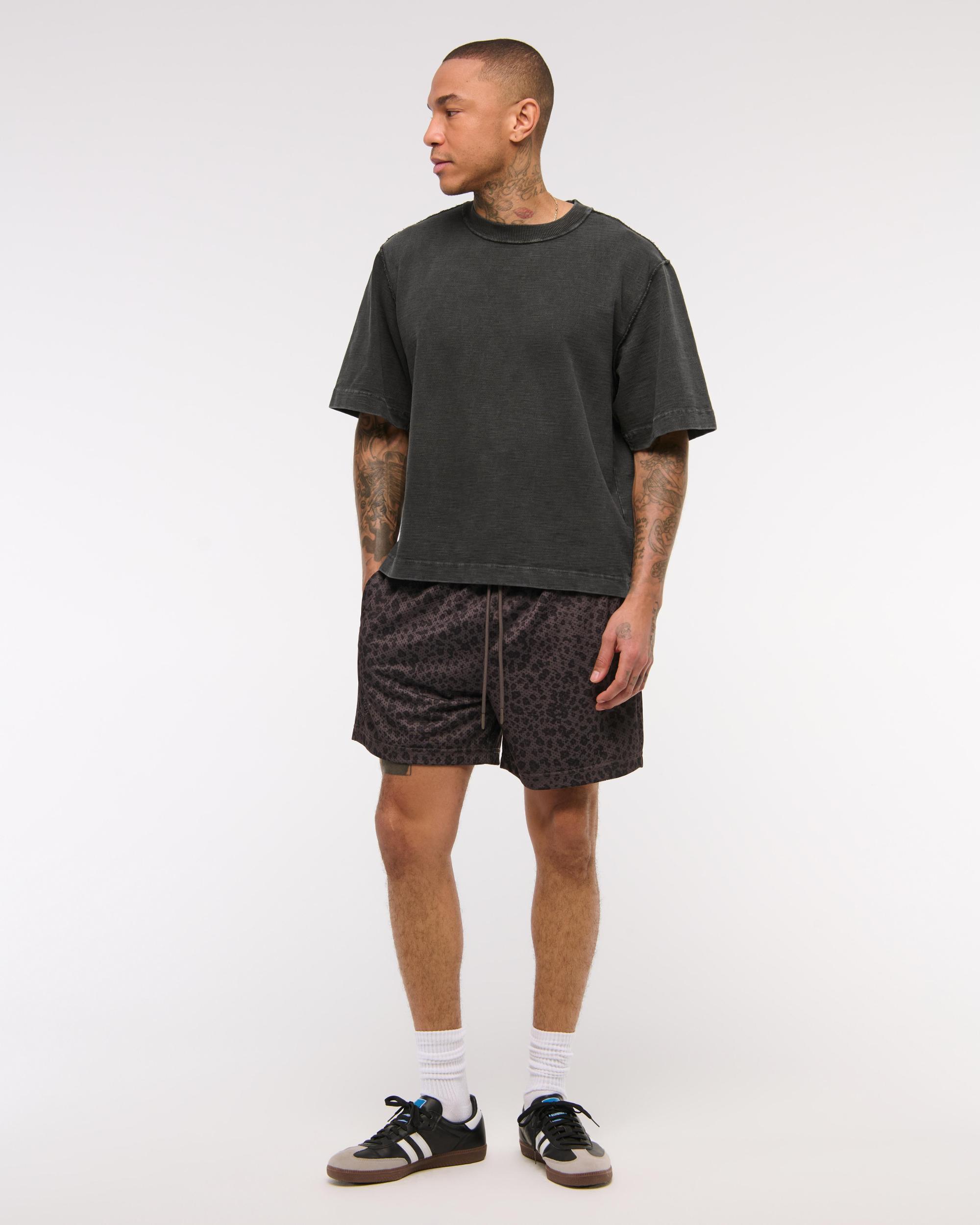 Premium Heavyweight Slub Cropped Tee Product Image