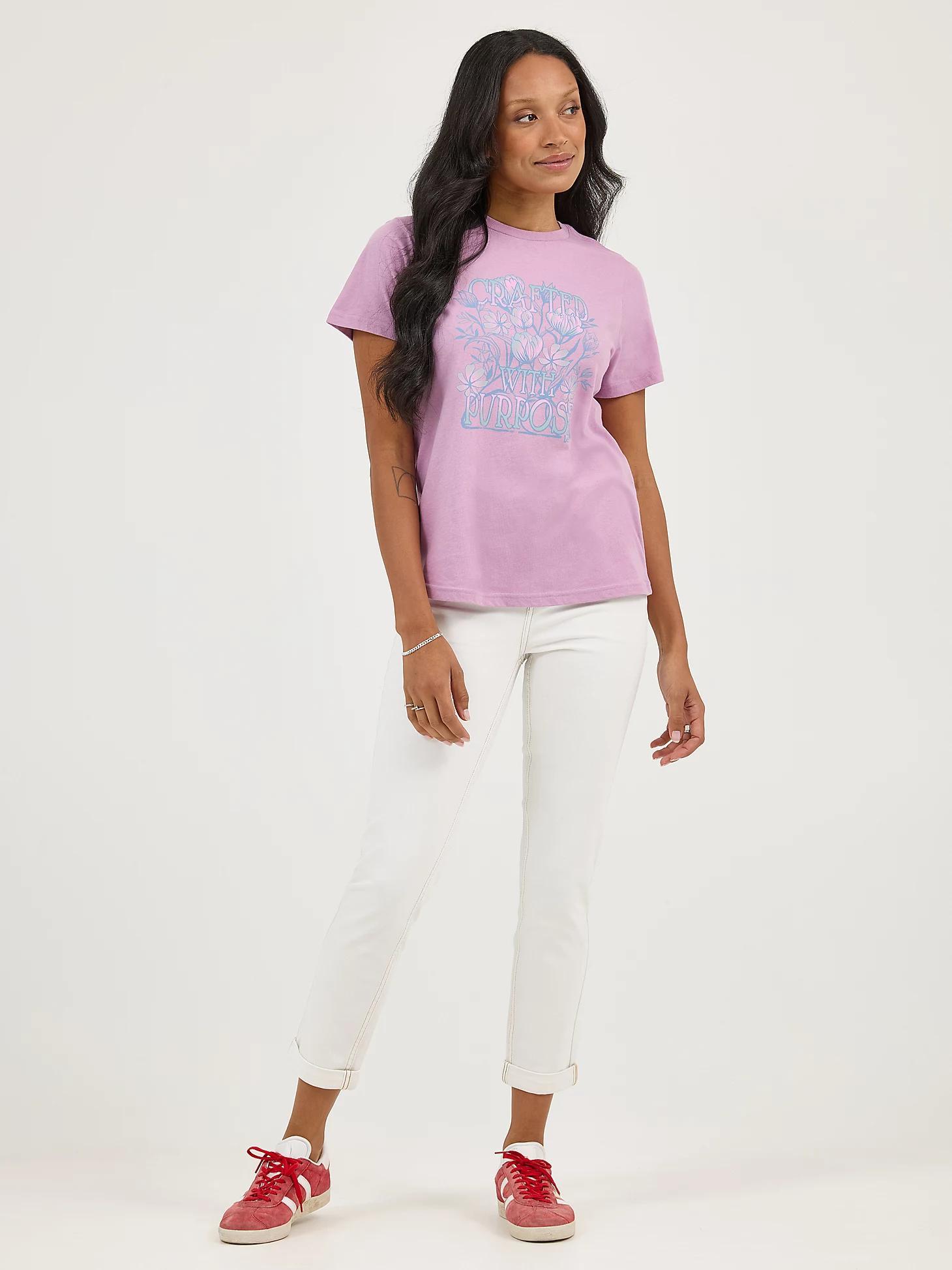 Women's Sketched Flower Graphic Tee | Women's Tops & Tees | Lee® Product Image